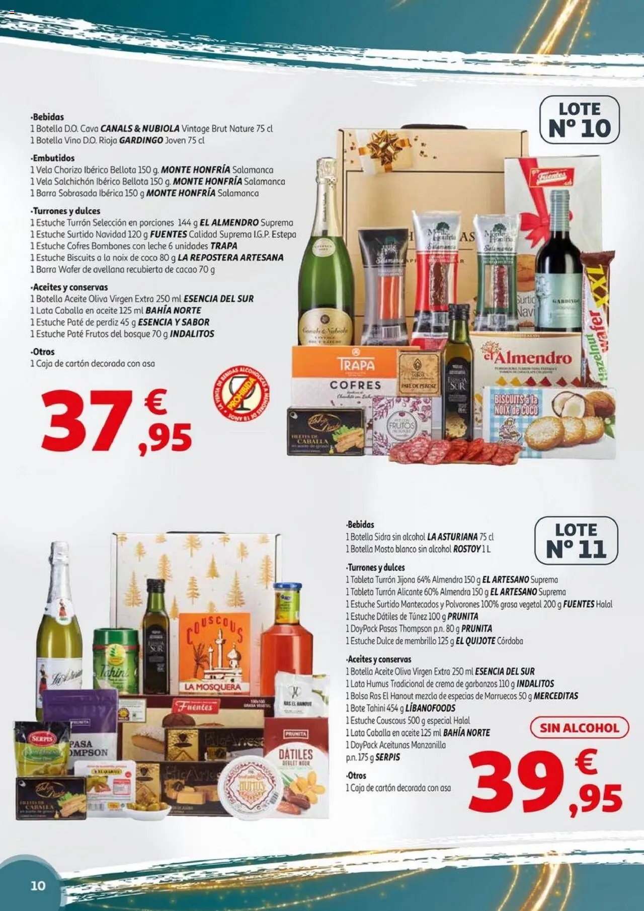Alcampo - Nacional │ válido desde el 06.11.2025 | Página: 10 | Productos: Crema, Vela, Σταθμός εργασίας, Φρυγανιές σικάλεως