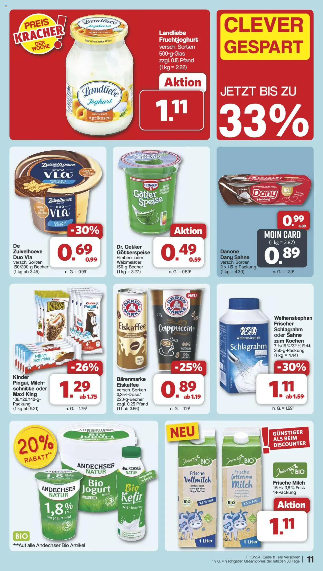 Famila Nordwest Prospekt 	 - gültig ab dem 10.06.2025 | Seite: 12 | Produkte: Kefir, Joghurt, Pudding, Sahne