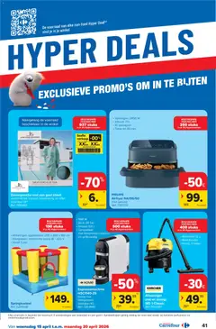 Carrefour folder week 16 - Voorbeeld van een folder van Carrefour, geldig van 15.04.2026 | Pagina: 41 | Producten: Kabel, Poncho