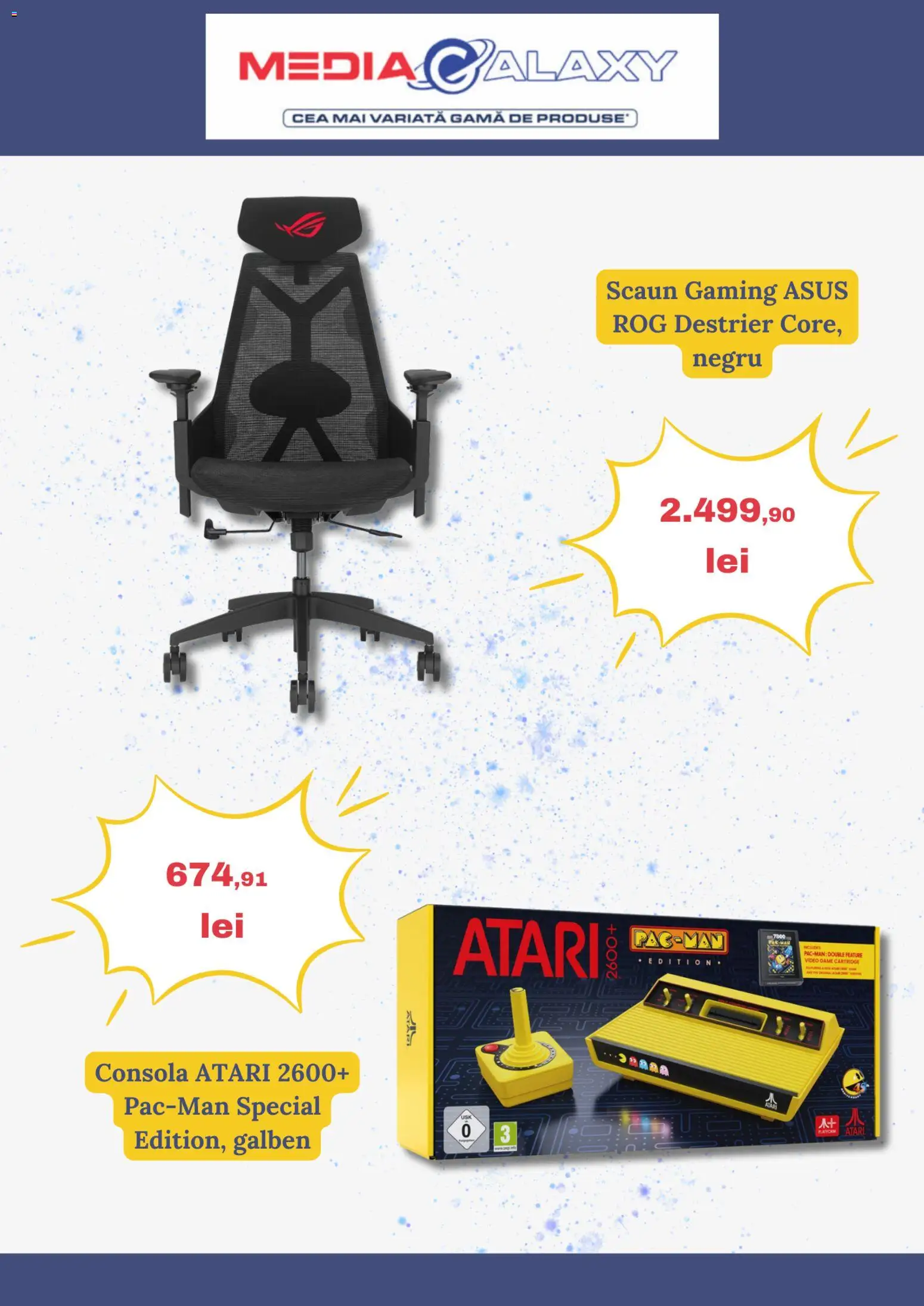 Noul catalog Media Galaxy – valabil de la 15.01.2026 | Pagină: 4 | Produse: Scaun gaming, Video, Scaun