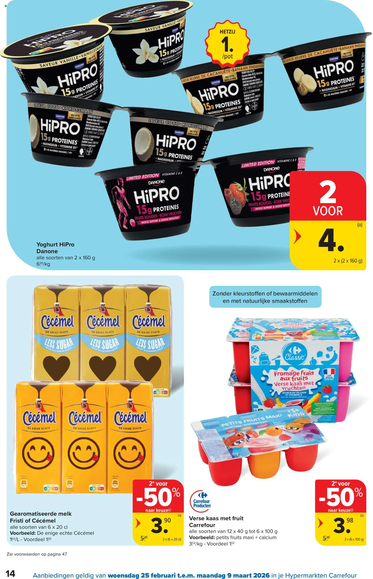 {H1} | Pagina: 14 | Producten: Vitamine C, Melk, Kaas, Yoghurt