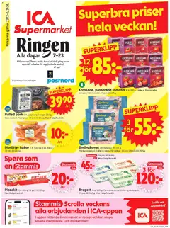 ICA Supermarket - Stockholm - Förhandsvisning av reklamblad från butik ICA Supermarket aktuell från 23.02.2026