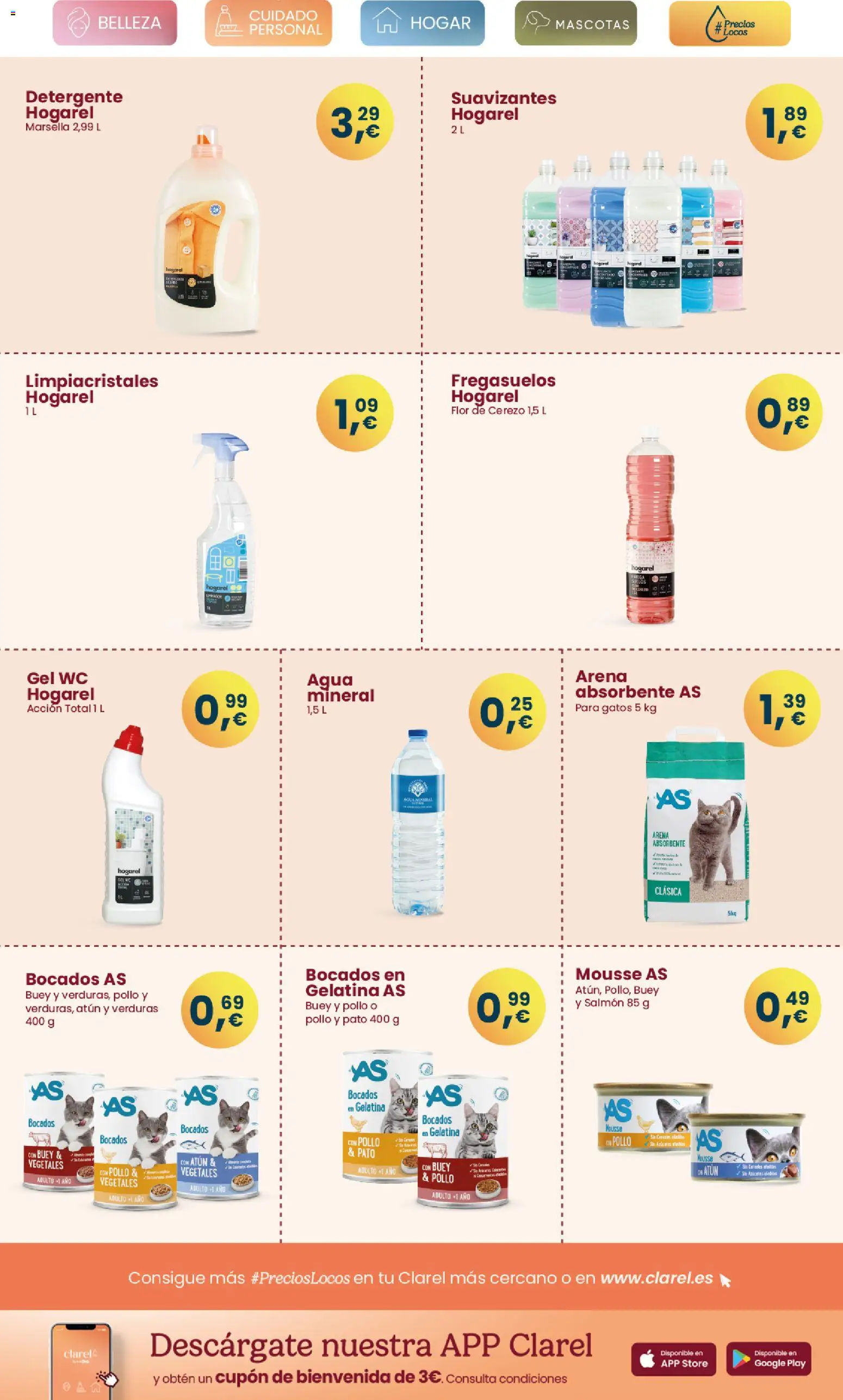 Clarel - folleto │ válido desde el 14.01.2026 | Página: 13 | Productos: Gelatina, Limpiacristales, Mousse, Agua mineral