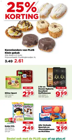 L'Or en Douwe Egberts Excellent Koffiebonen, Alle zakken à 450-500 gram - Voorbeeld van een folder van Plus, geldig van 04.03.2026 | Pagina: 25