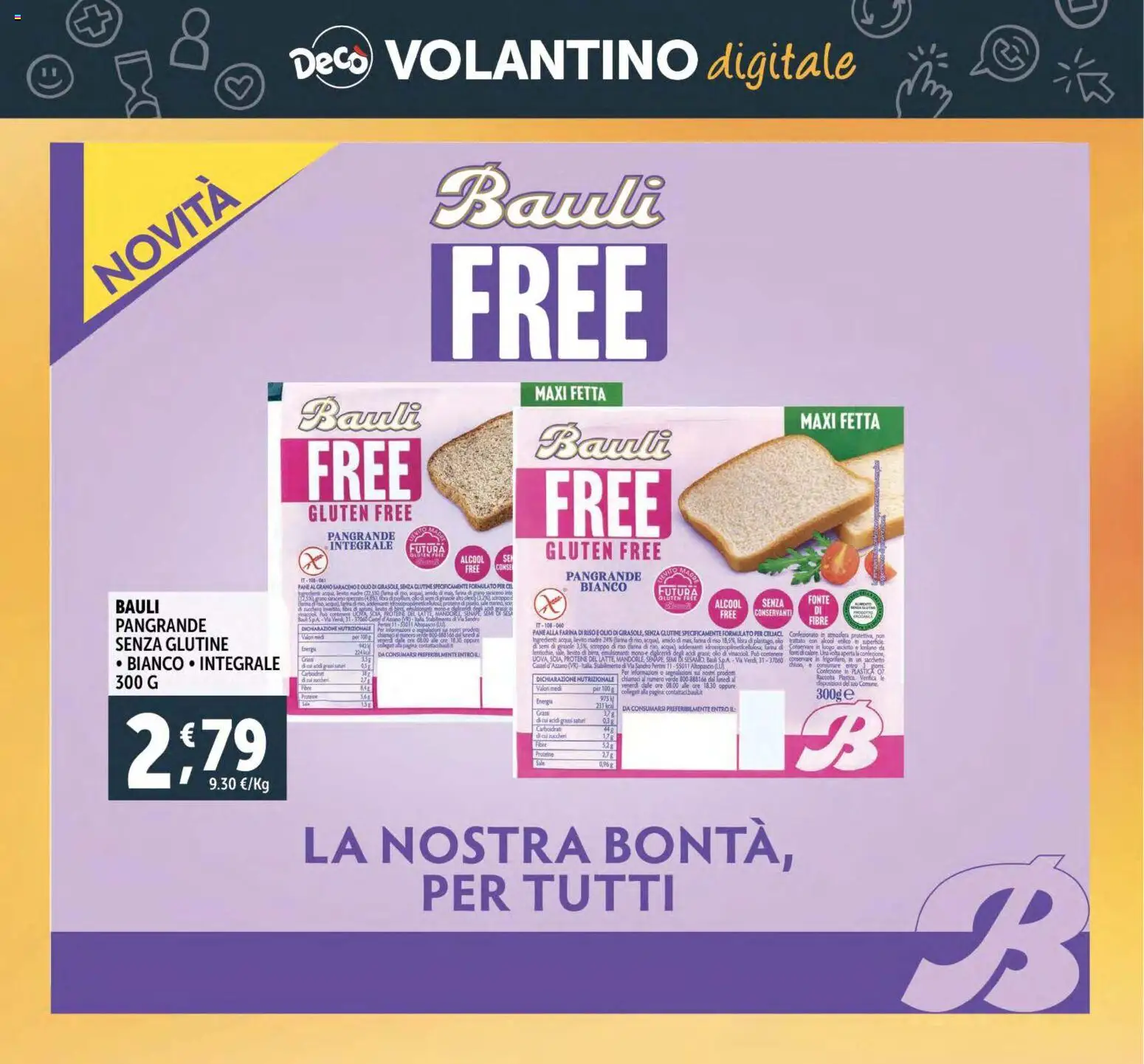 Volantino Decò del 02.12.2025 | Pagina: 36 | Prodotti: Pane, Riso, Acqua, Olio