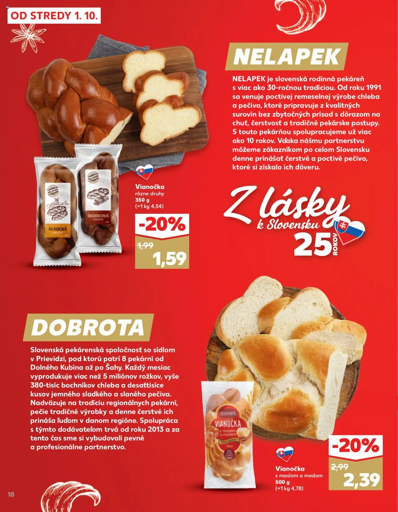 Kaufland SK akciós ujság - amely érvényes a következő dátumtól: 01.10.2025 | Oldal: 18 | Termékek: Só