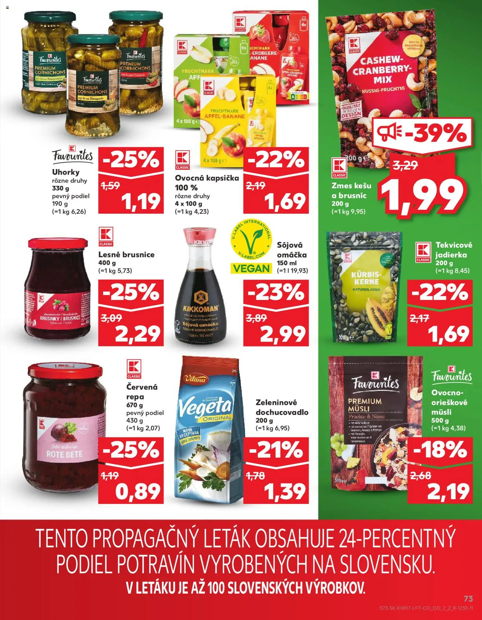 Nové Kaufland akcie – leták je platný od 12.02.2026 | Strana: 73
