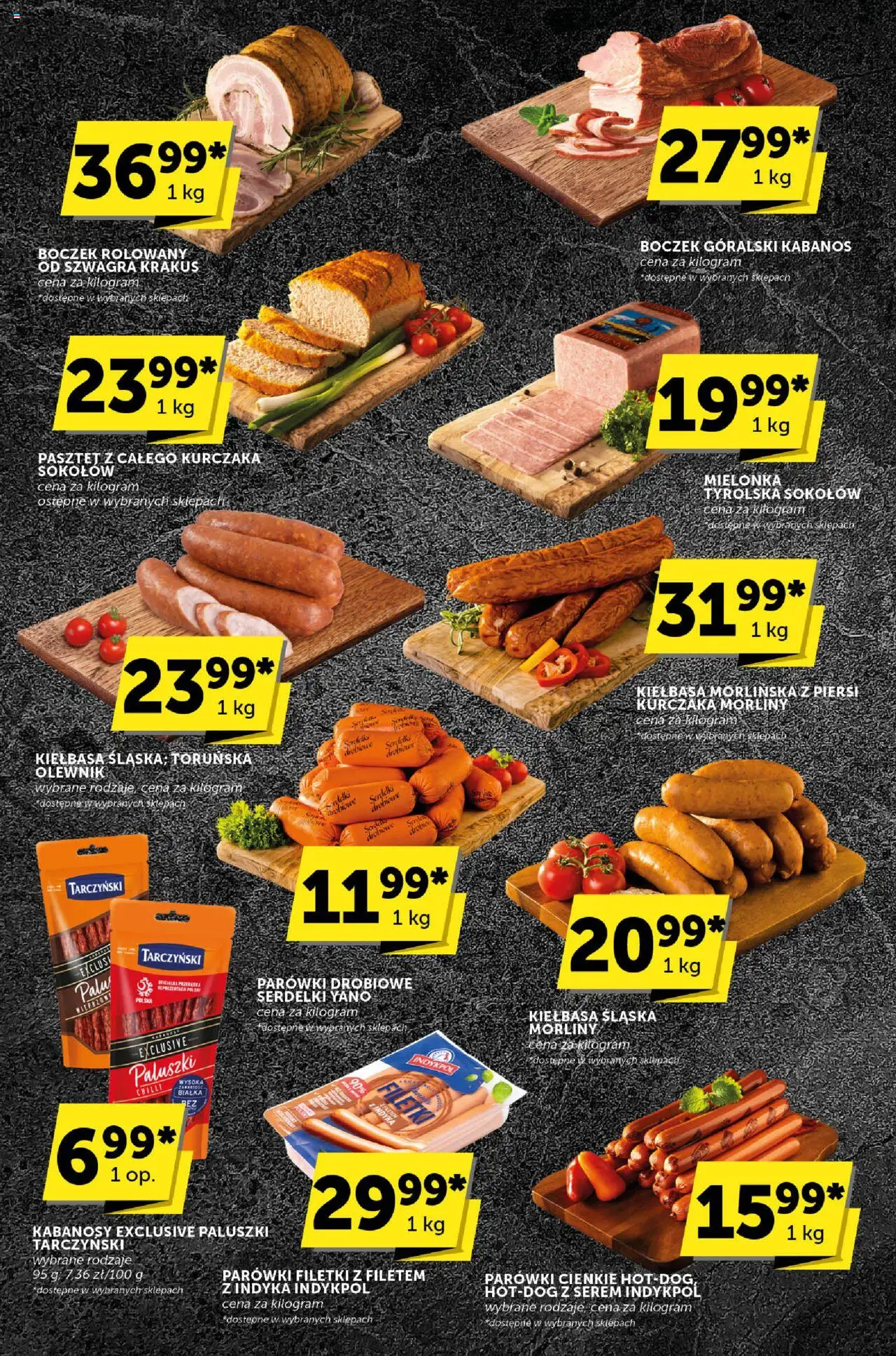Groszek Gazetka - Katalog od 07.08.2025 | Strona: 7 | Produkty: Kiełbasa śląska morliny, Kabanosy, Parówki, Paluszki