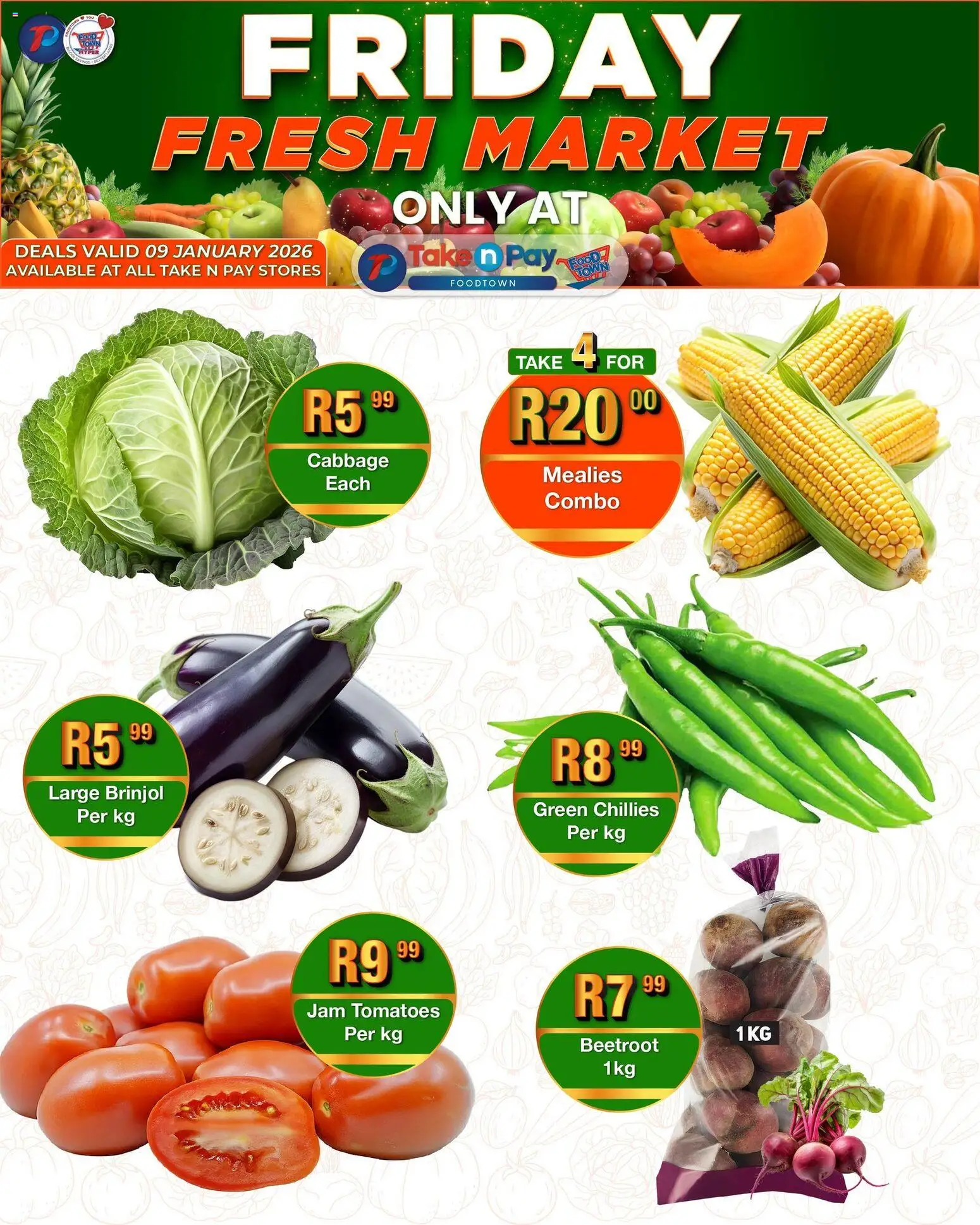New Take n Pay catalogue – valid from 09.01.2026 | Page: 4 | Products: Jam, Tomatoes
