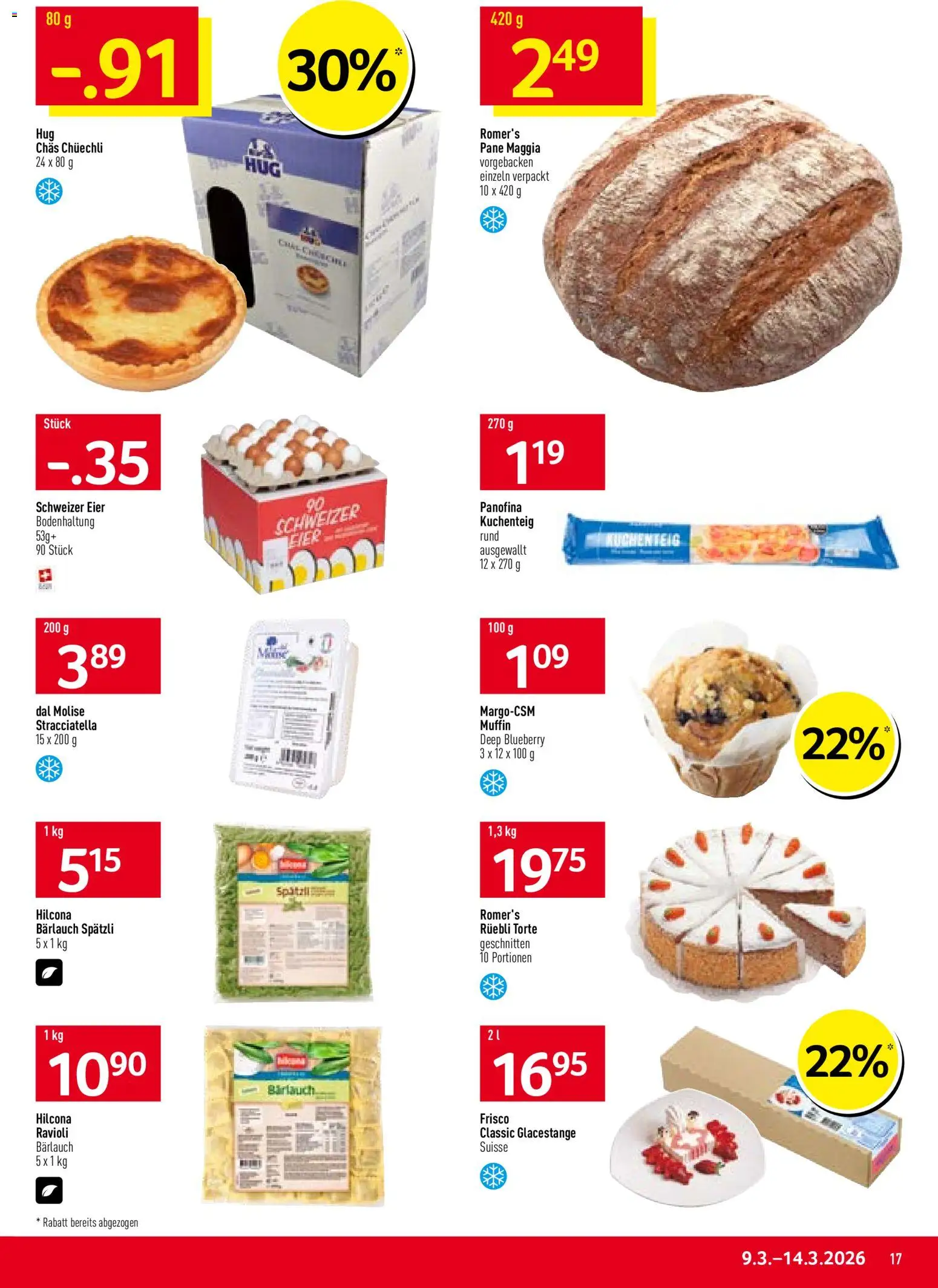 Prodega aktionen – gültig ab 09.03.2026 | Seite: 17 | Produkte: Pane, Eier