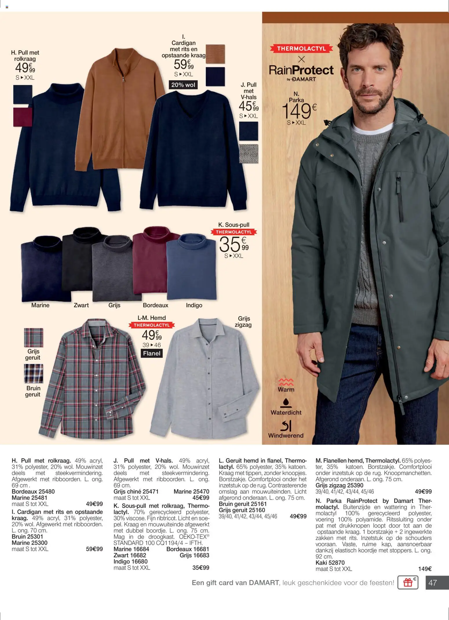 {H1} | Pagina: 47 | Producten: Hemd