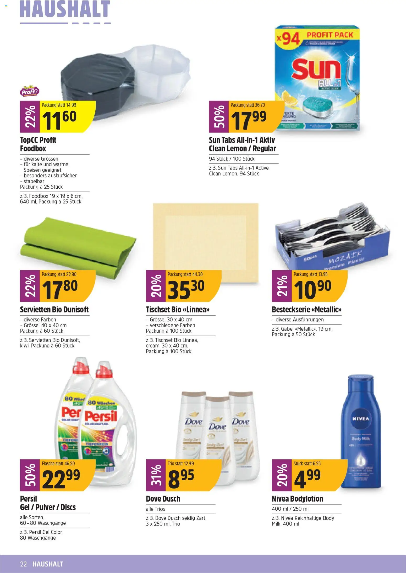 TopCC Aktionen – gültig ab 29.12.2025 | Seite: 22 | Produkte: Pulver