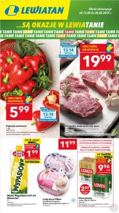 Pogląd oferty "Lewiatan gazetka - Warszawa" - ważna od 13.08.2025