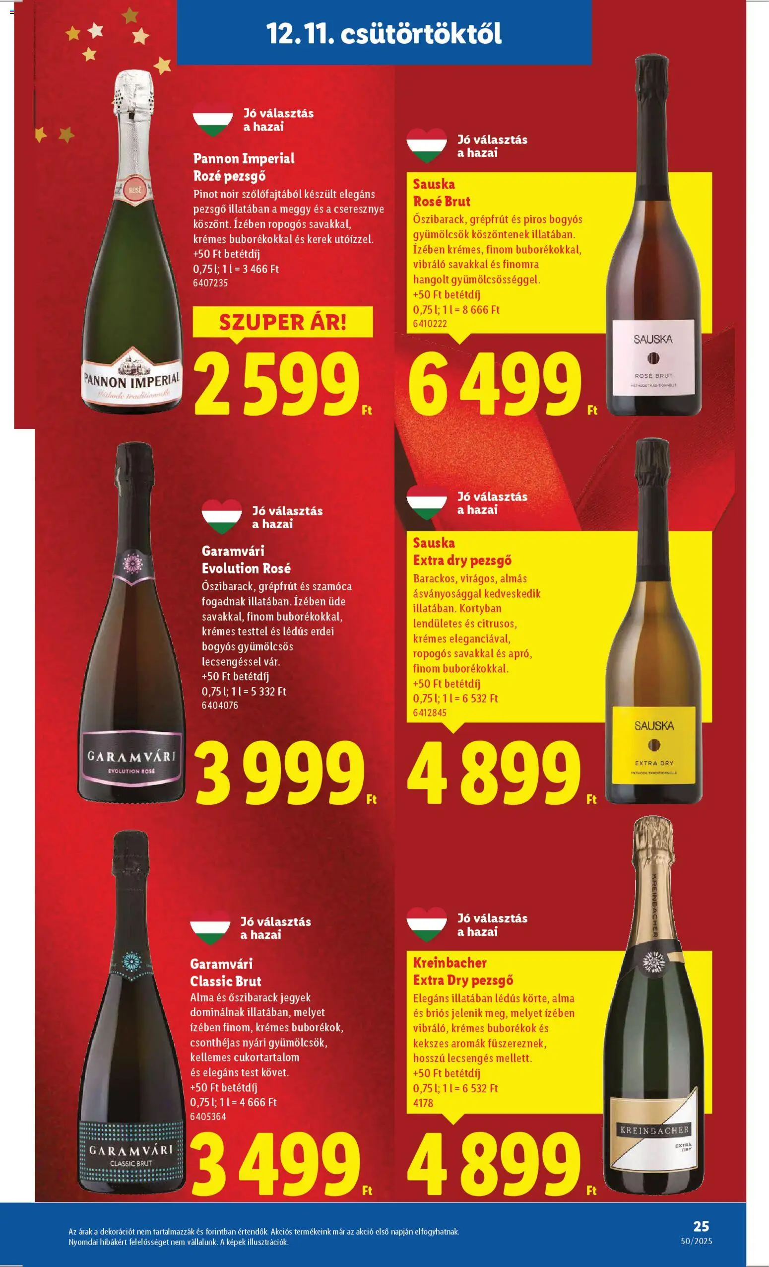 Lidl akciós ujság - amely érvényes a következő dátumtól: 11.12.2025 | Oldal: 25