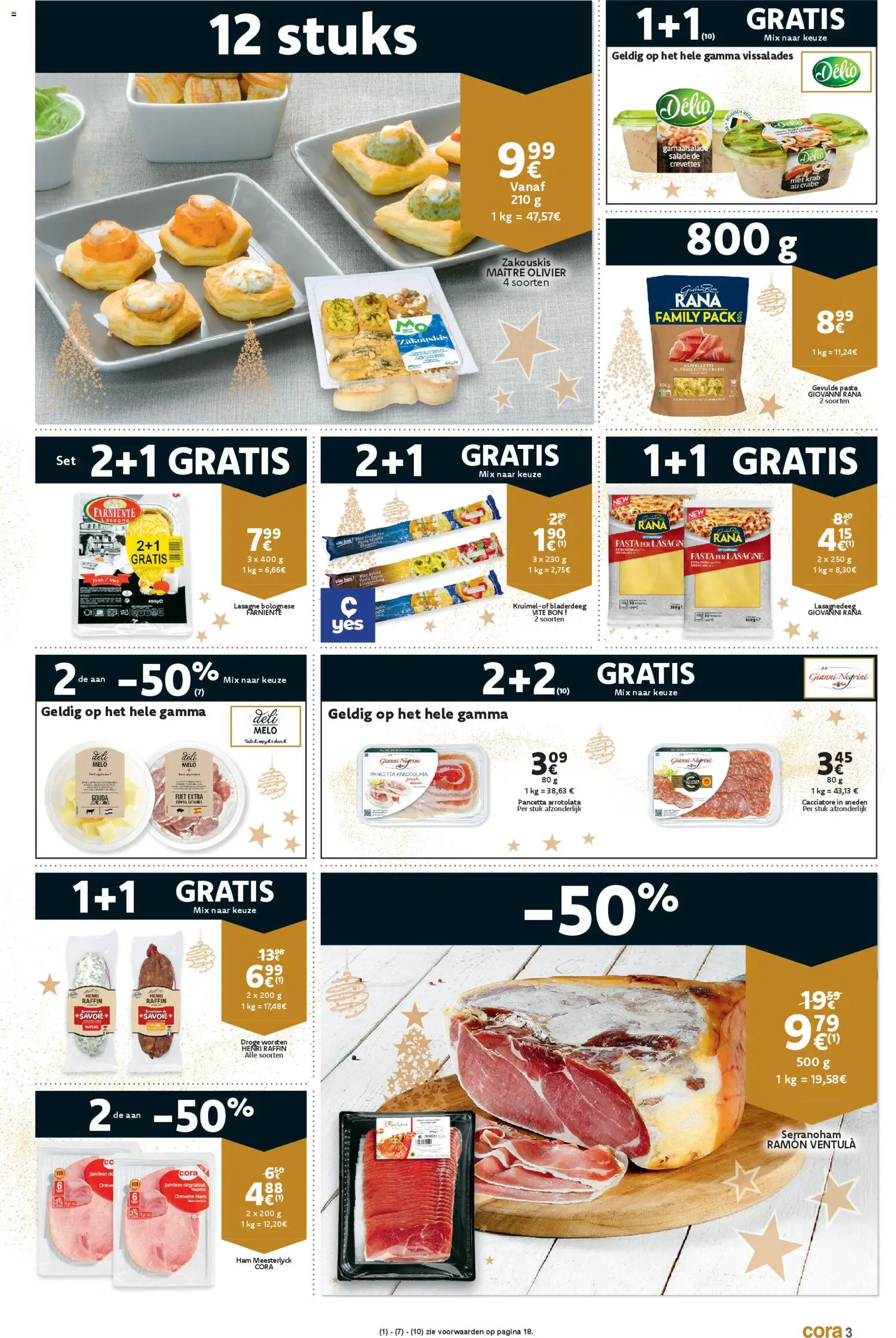 {H1} | Pagina: 3 | Producten: Ham, Lasagne, Pasta, Salade