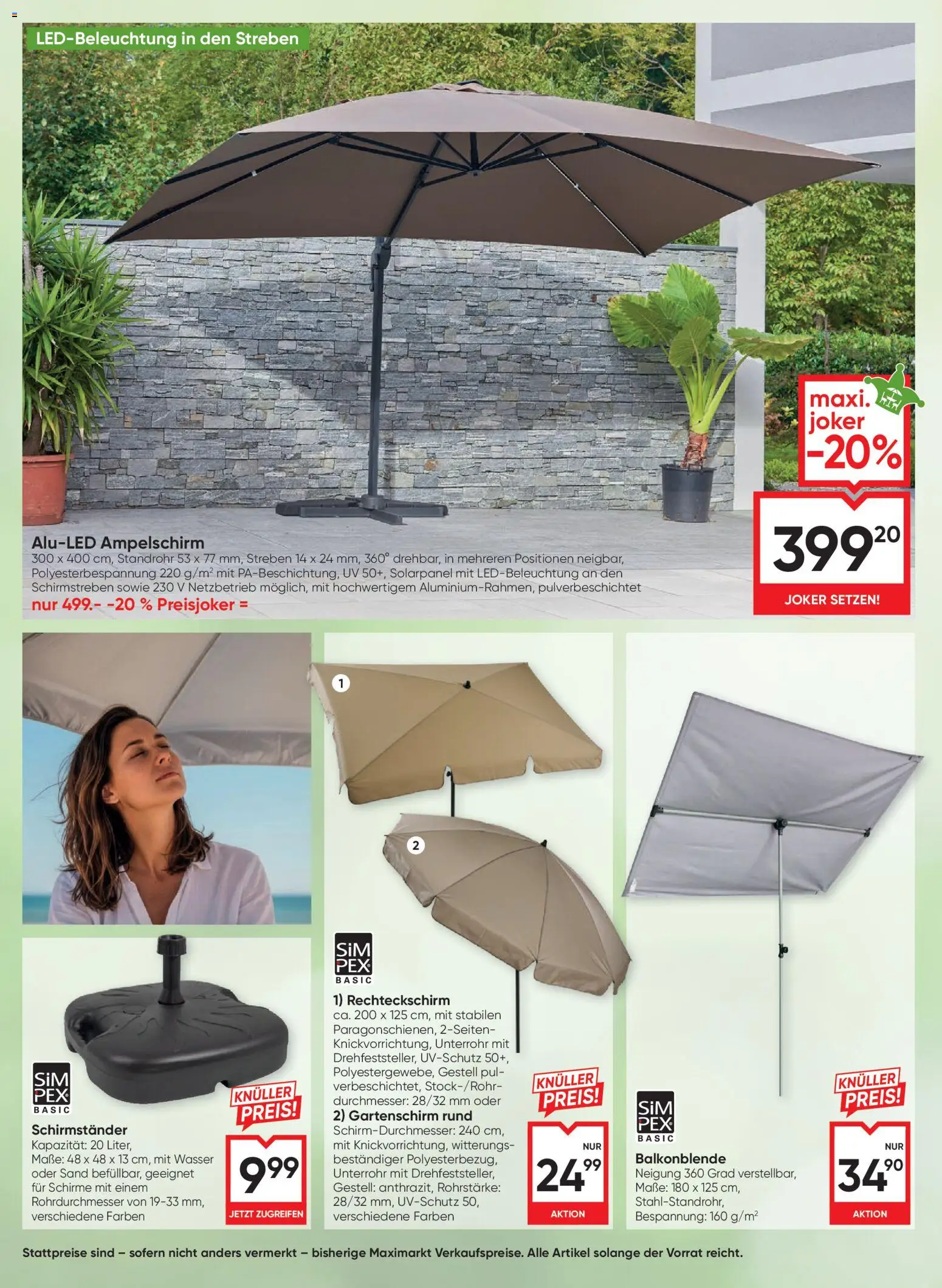 Maximarkt Gartenzeit ist Freizeit gültig ab 30.04.2026 | Seite: 14 | Produkte: Wasser