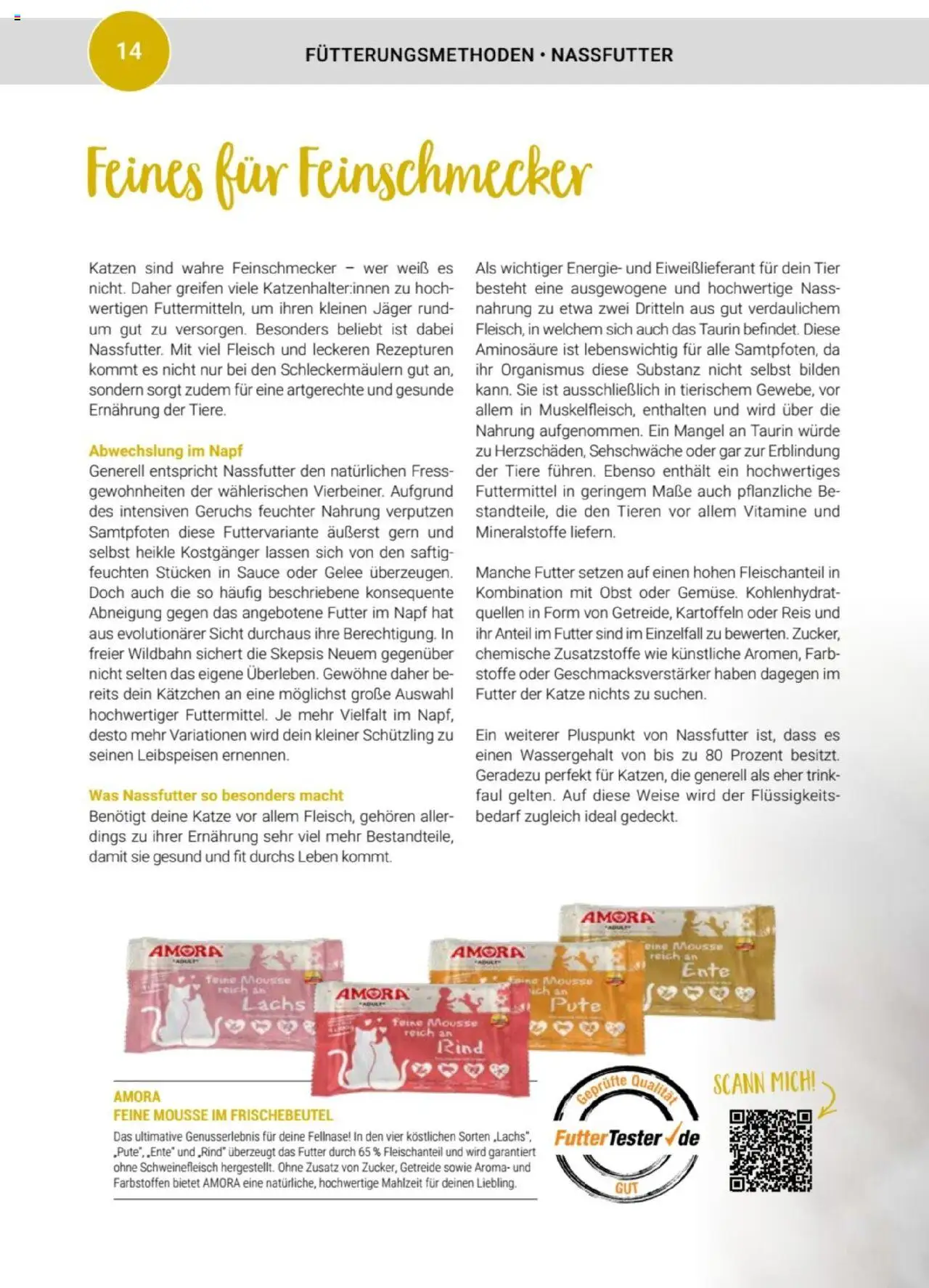 zookauf Themenkatalog Katze – gültig ab 01.10.2025 | Seite: 14 | Produkte: Lachs, Kartoffeln, Obst, Fleisch