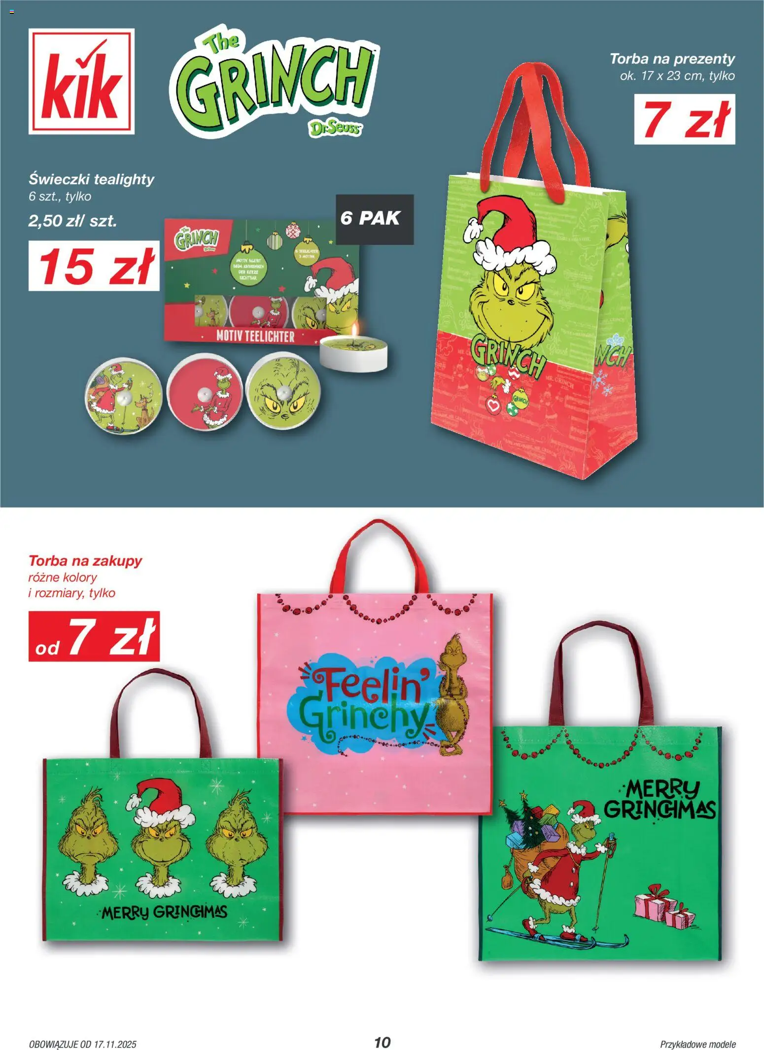 Kik Black Friday od 17.11.2025 | Strona: 10 | Produkty: Torba