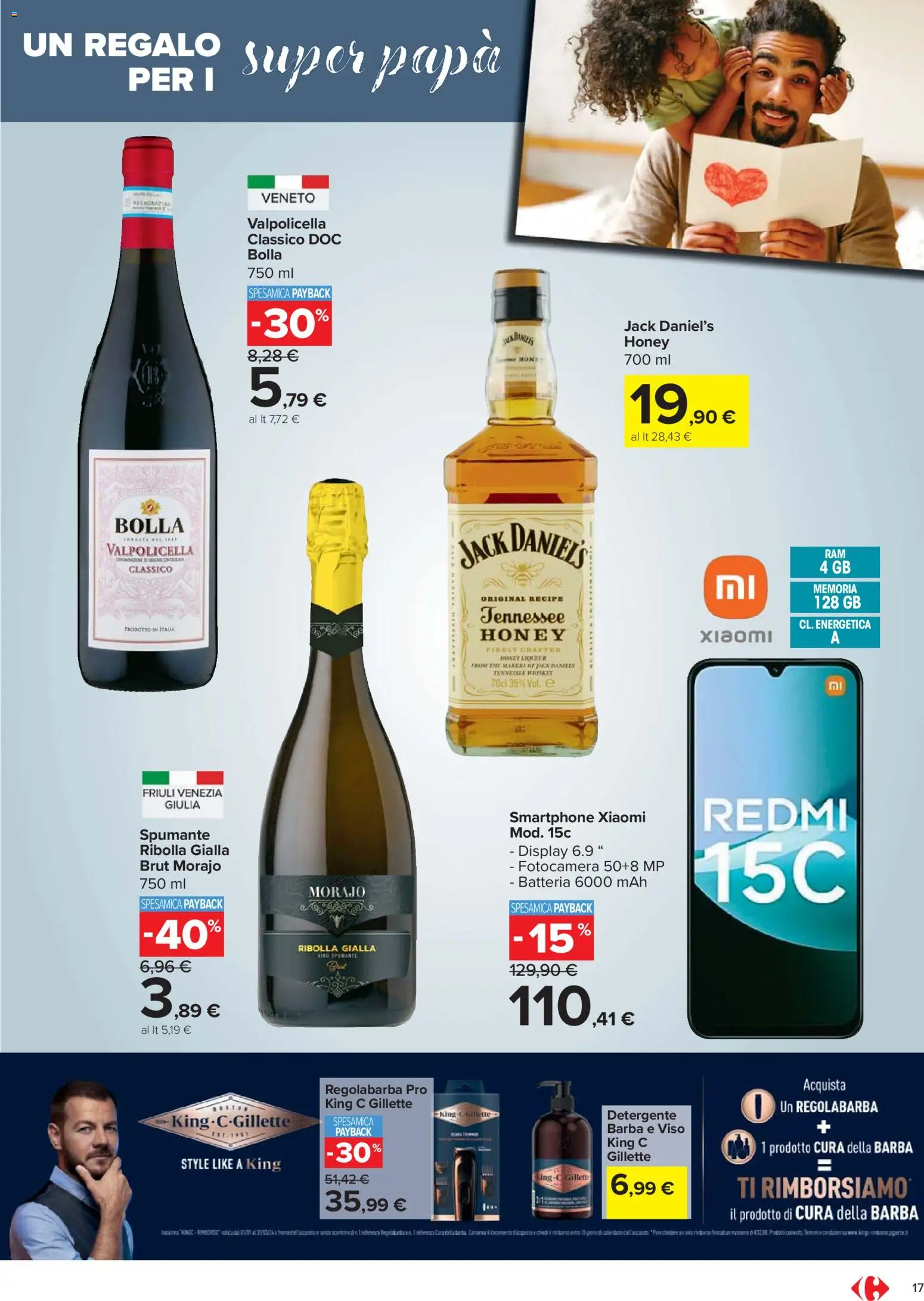 Volantino Carrefour del 13.03.2026 | Pagina: 17 | Prodotti: Xiaomi, Cura della barba, Smartphone, Fotocamera