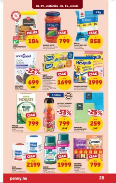 LA FIESTA SANGRIA, 7% alkoholtartalom 1,5 liter - amely érvényes a következő dátumtól: 09.04.2026 | Oldal: 32