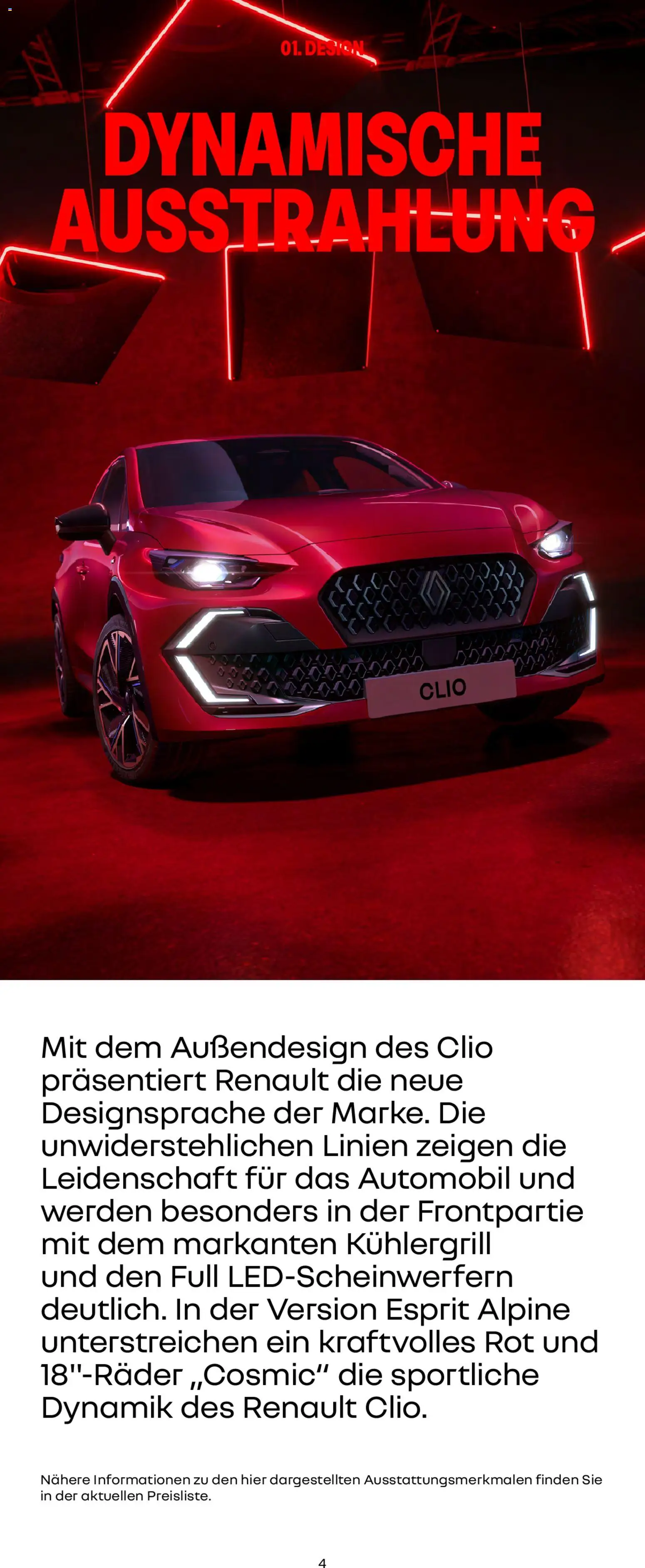 Renault Neuer Clio – gültig ab 01.10.2025 | Seite: 4
