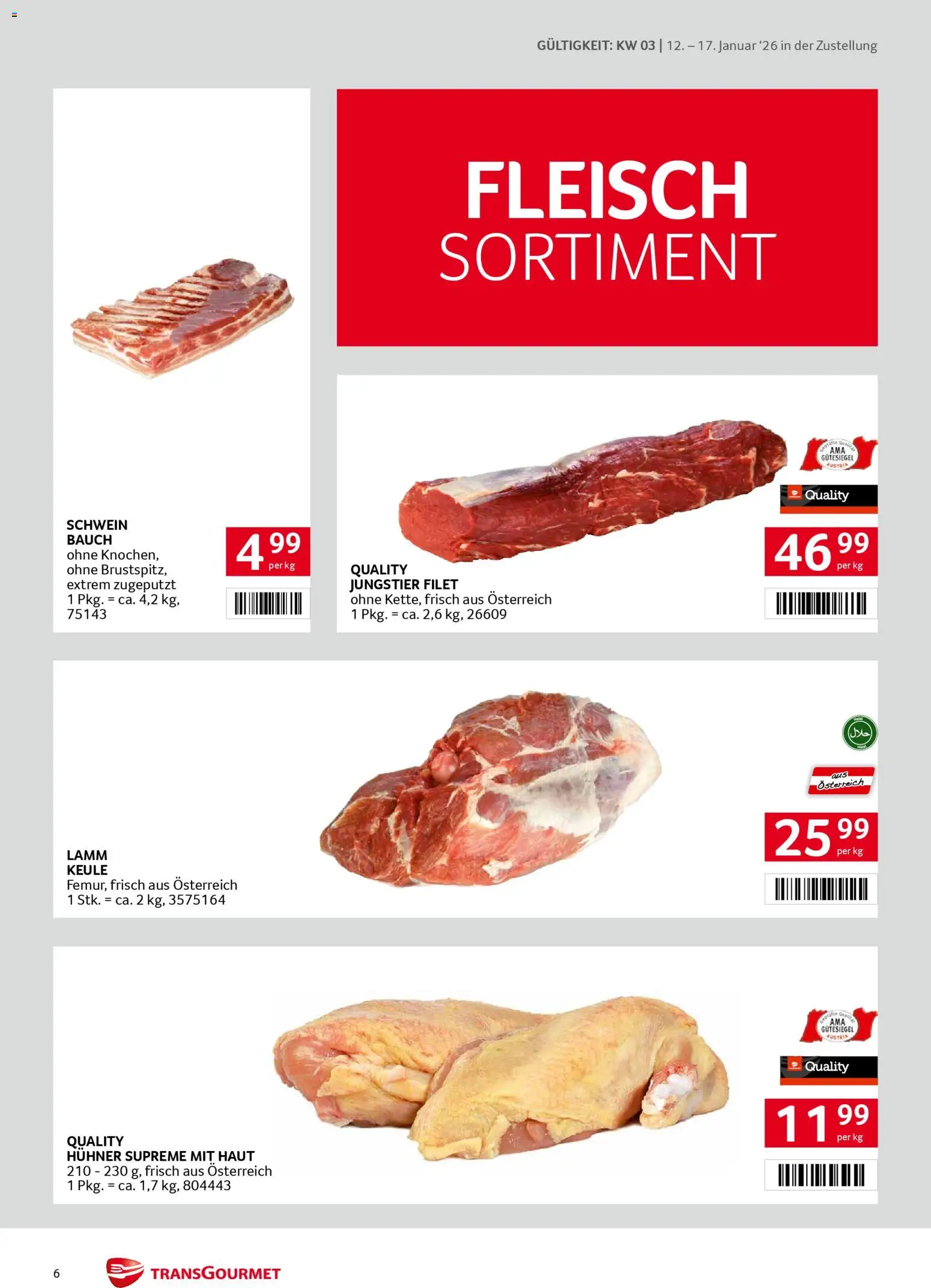 Transgourmet Zustellaktion gültig ab 12.01.2026 | Seite: 6