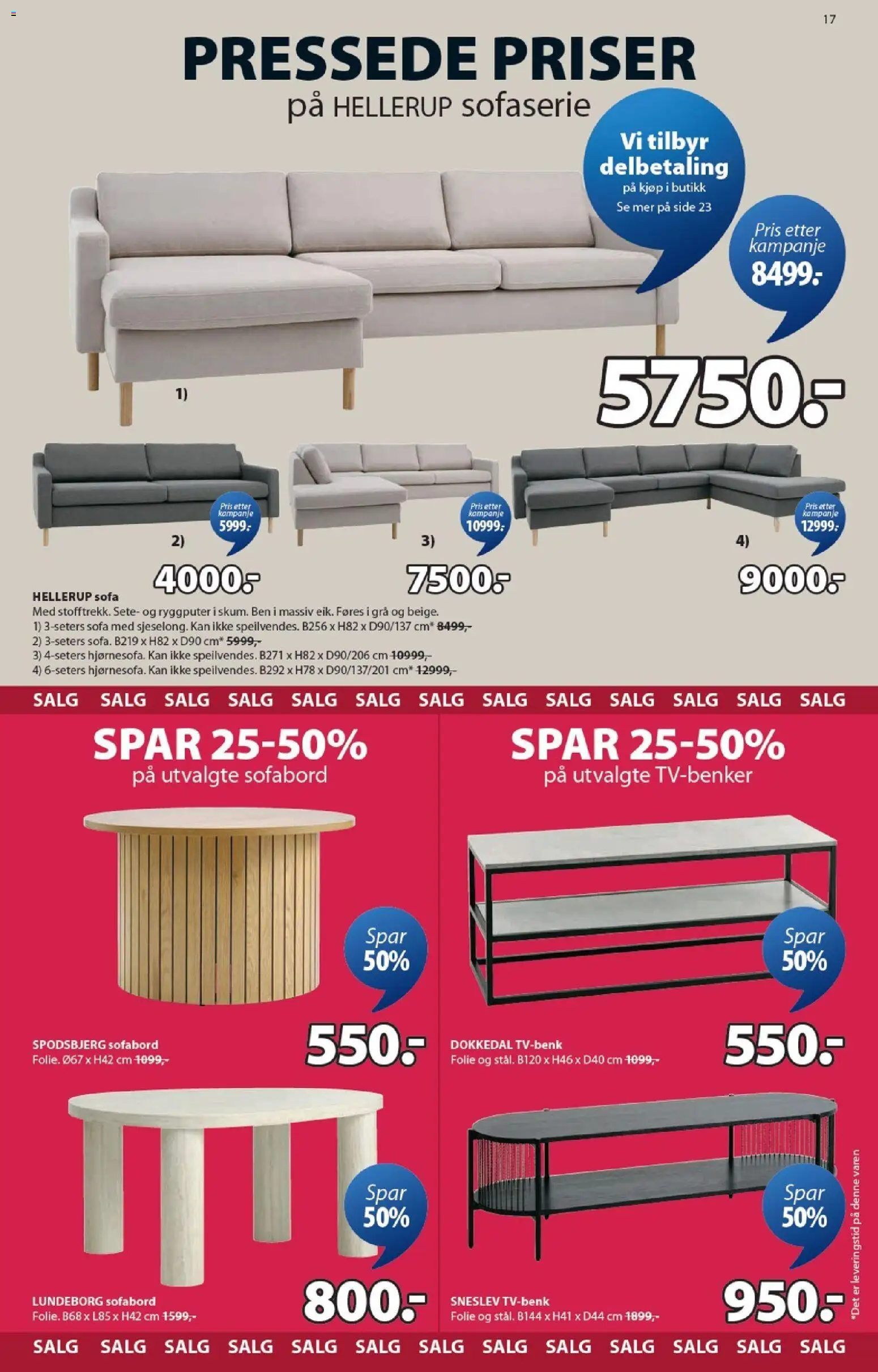 {H1} | Side: 17 | Produkter: Gown, Суміш дитяча, Sofa