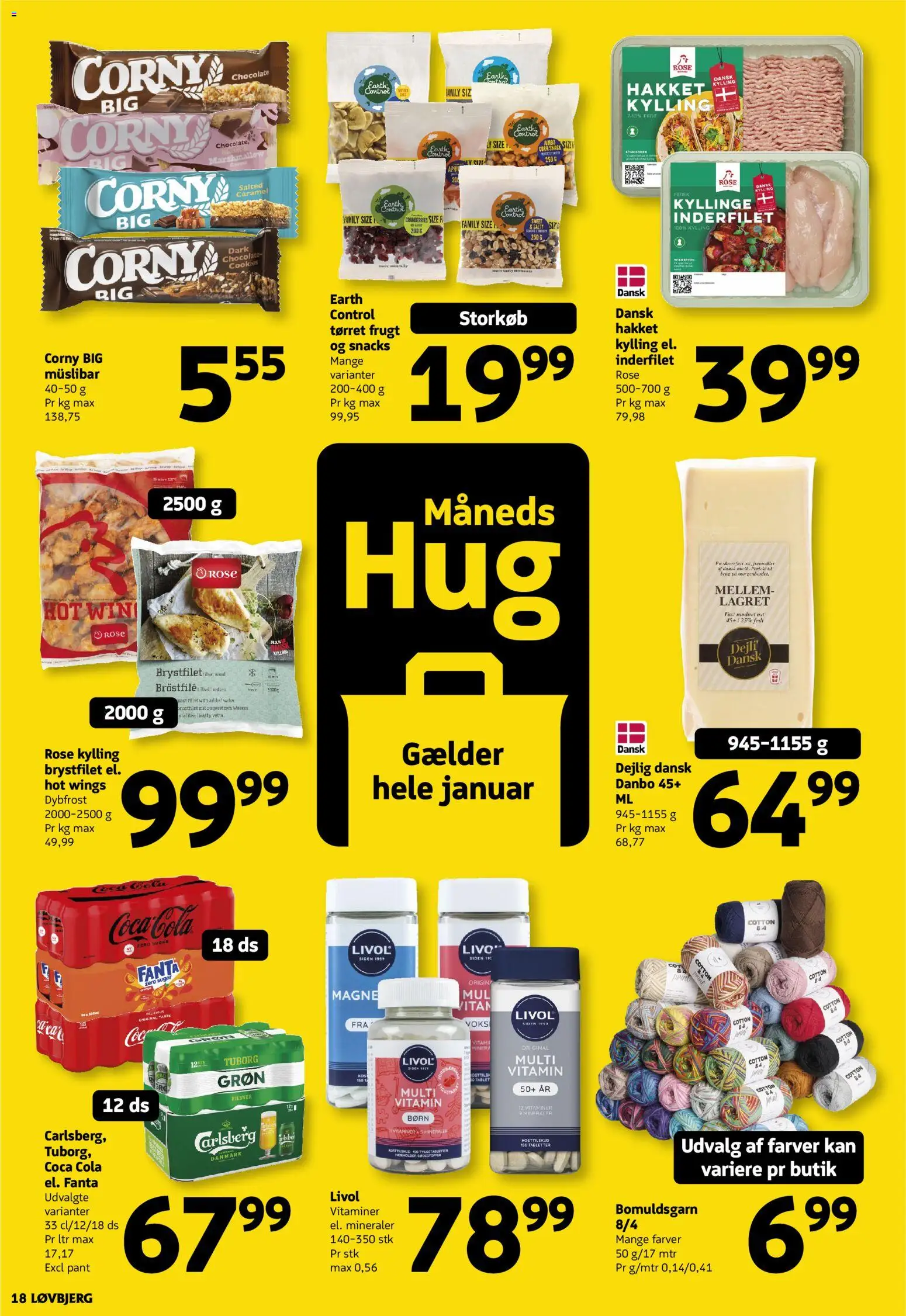 Løvbjerg tilbudsavis – gyldig fra 16.01.2026 | Side: 20 | Produkter: Te, Coca Cola, Fanta, Cola