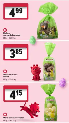 Melkchocolade-eieren, Milk chocolate eggs, 130 g. - Voorbeeld van een folder van Delhaize, geldig van 19.03.2026 | Pagina: 52 | Producten: Eieren