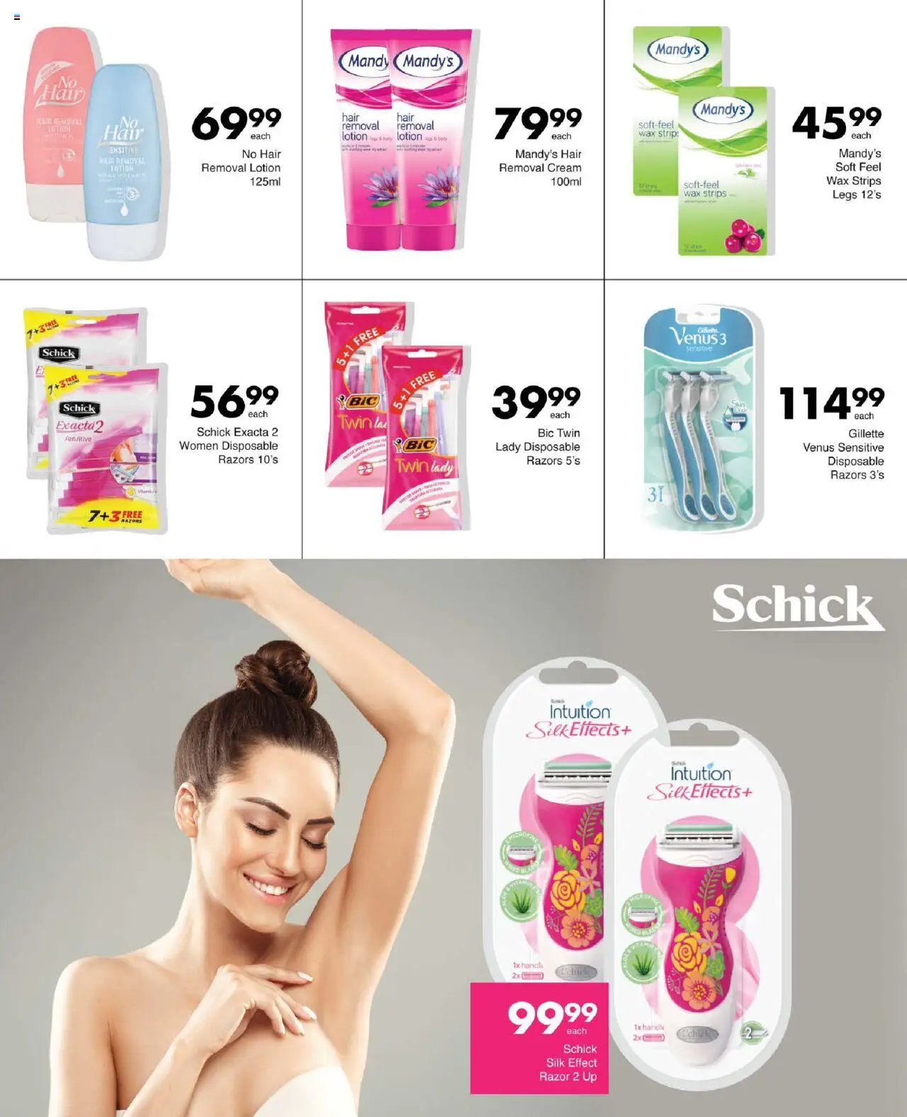 Save Specials │ valid from 14.08.2025 | Page: 64 | Products: Wax, Cream, Razors, Lotion
