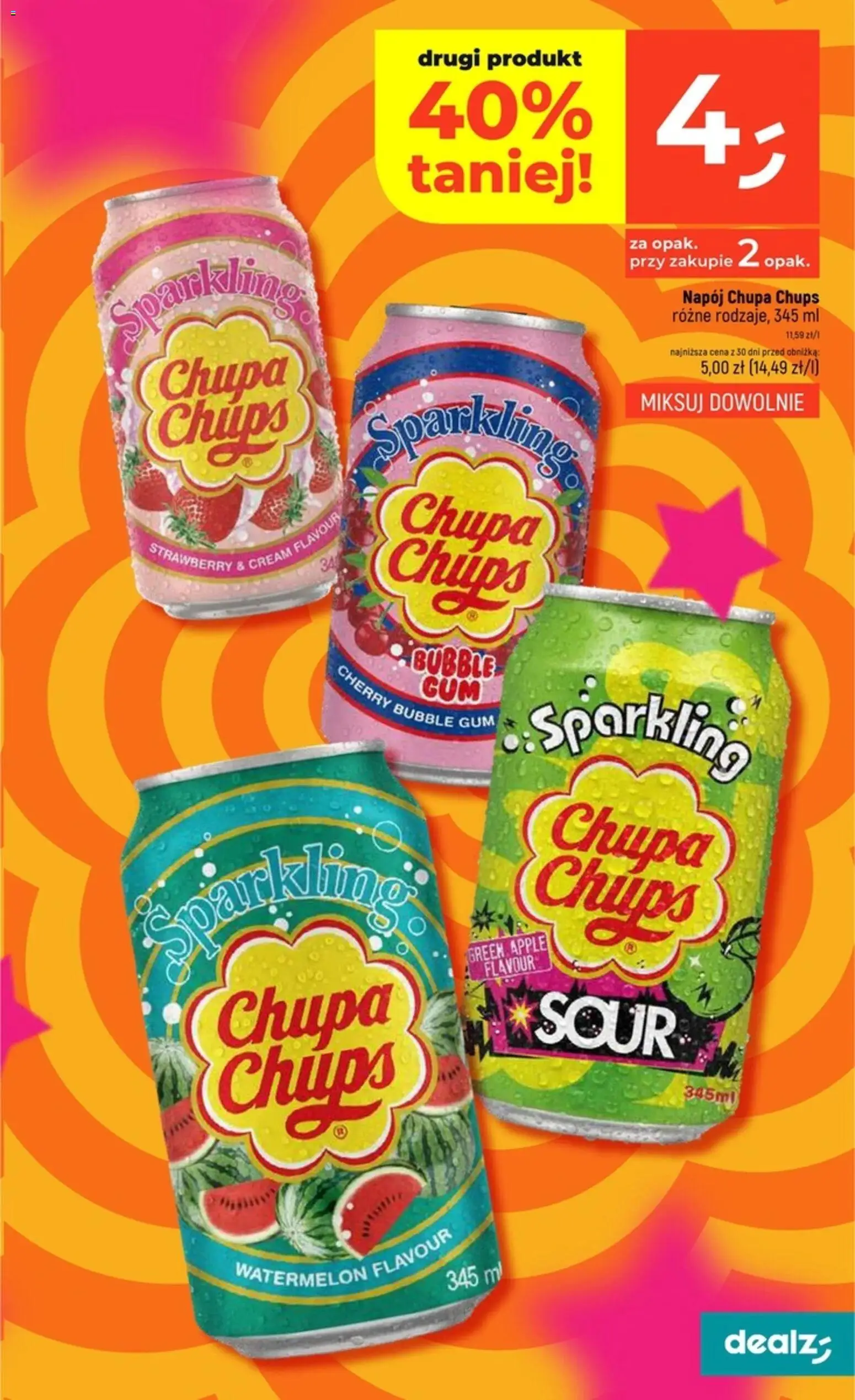 Dealz Gazetka od 08.01.2026 | Strona: 13 | Produkty: Melon, Napój Chupa Chups