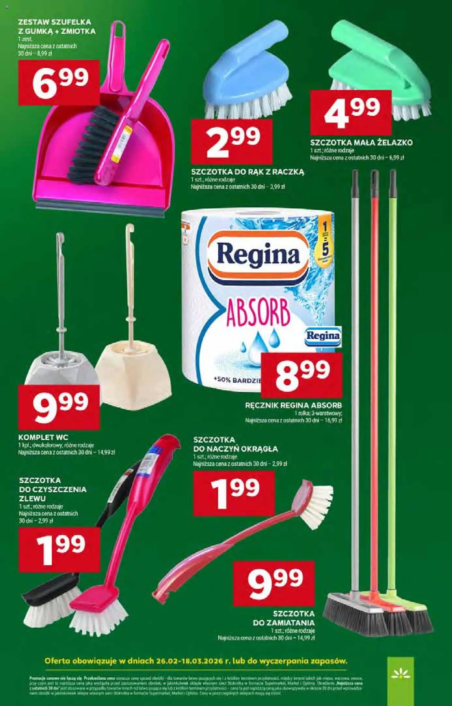 Stokrotka gazetka od 05.03.2026 | Strona: 56 | Produkty: Szczotka
