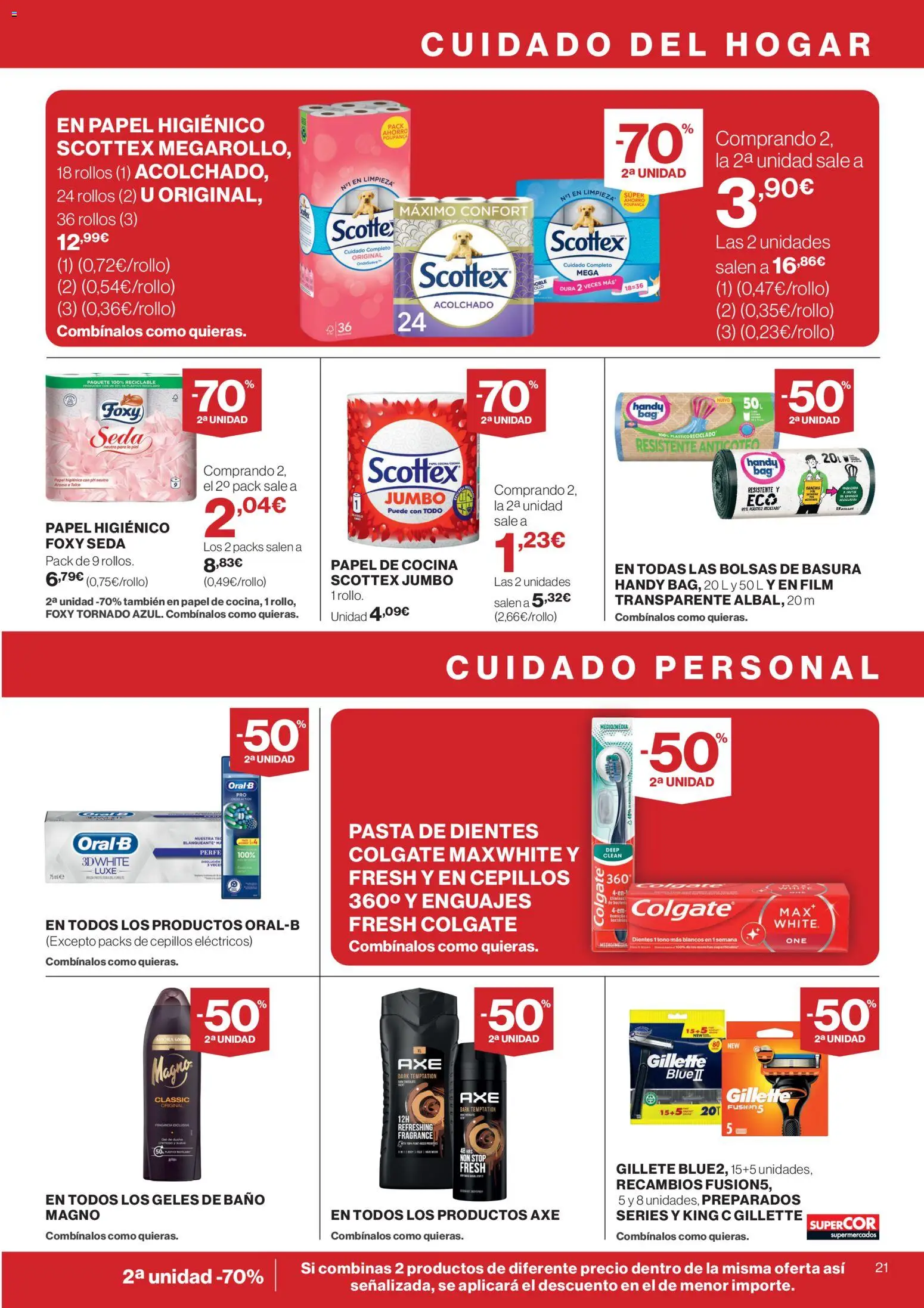 Supercor folleto │ válido desde el 12.02.2026 | Página: 21 | Productos: Pasta, Cocina, Δαμάσκηνο, Baño