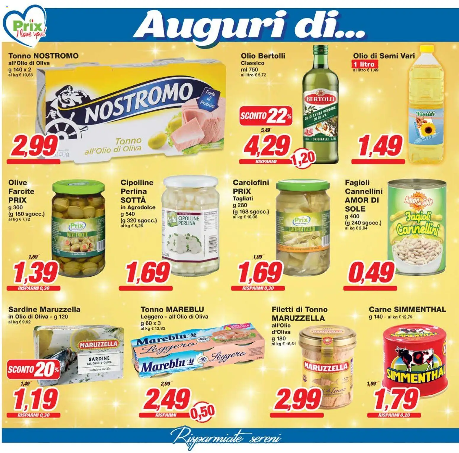 Volantino Prix del 29.12.2025 | Pagina: 8 | Prodotti: Fagioli, Olio extra vergine, Cipolline, Olio di Oliva
