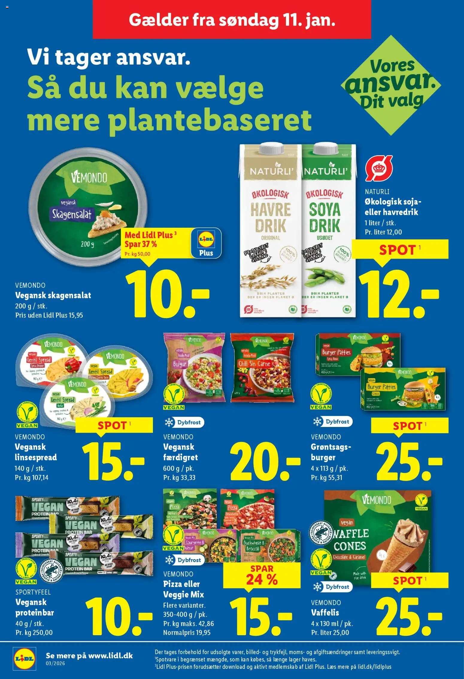 Lidl tilbudsavis – gyldig fra 11.01.2026 | Side: 9 | Produkter: Pizza, Cookies, Broccoli, Søm