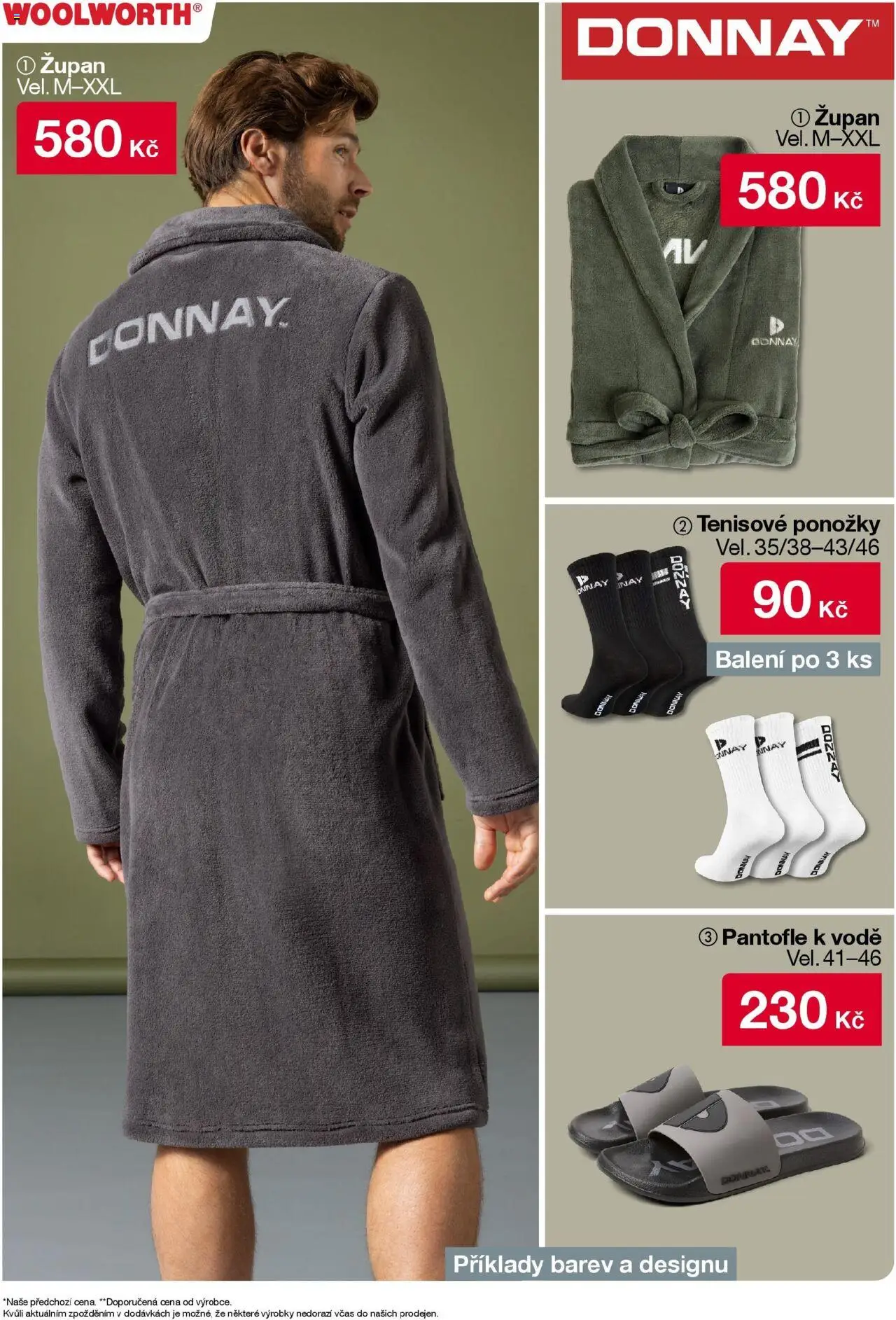 Woolworth leták od 12.09.2025 - akční nabídka | Strana: 16 | Produkty: Ponožky, Župan, Pantofle