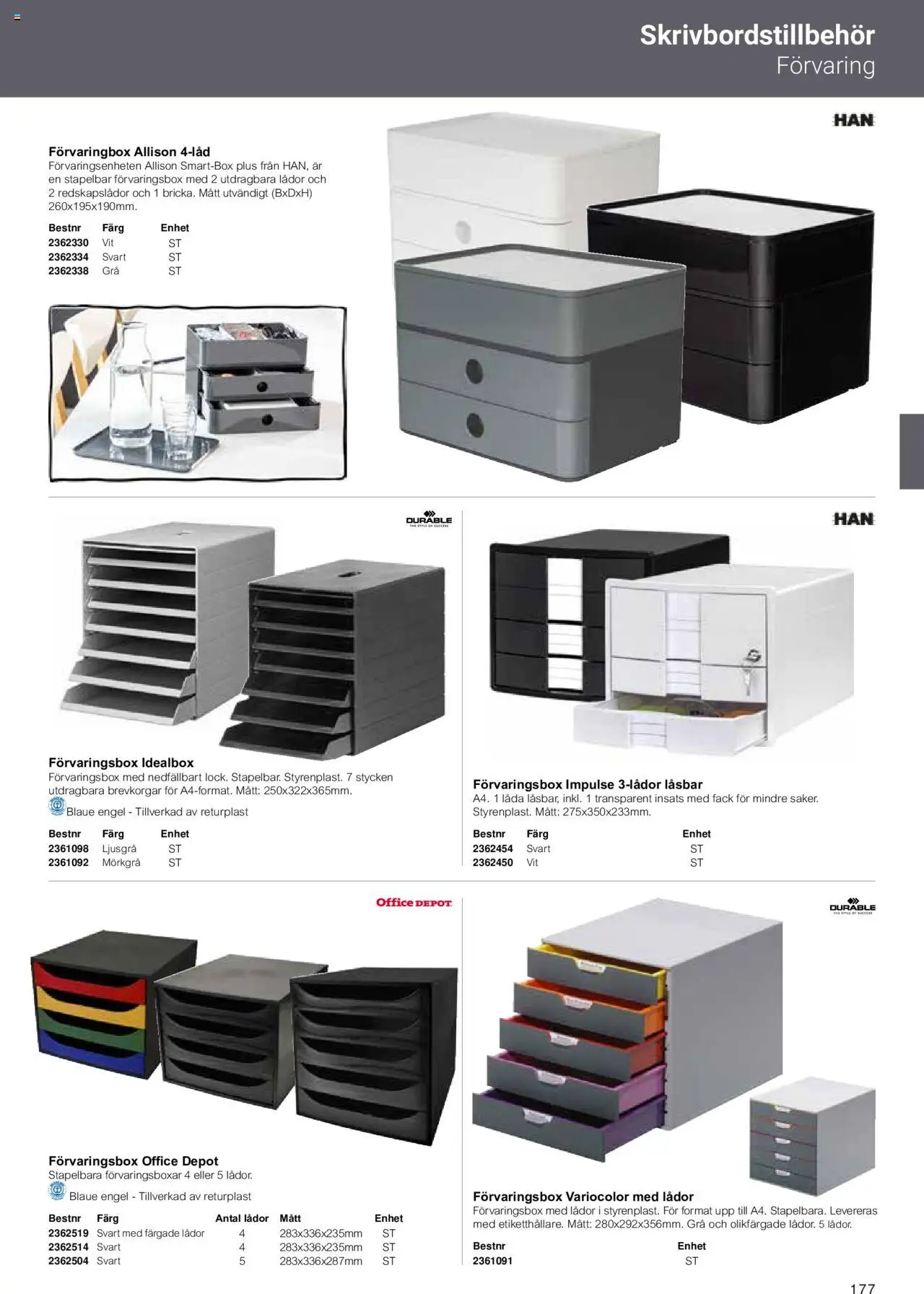 Office Depot reklamblad aktuell från 15.02.2024 | Sida: 179 | Produkter: Låda