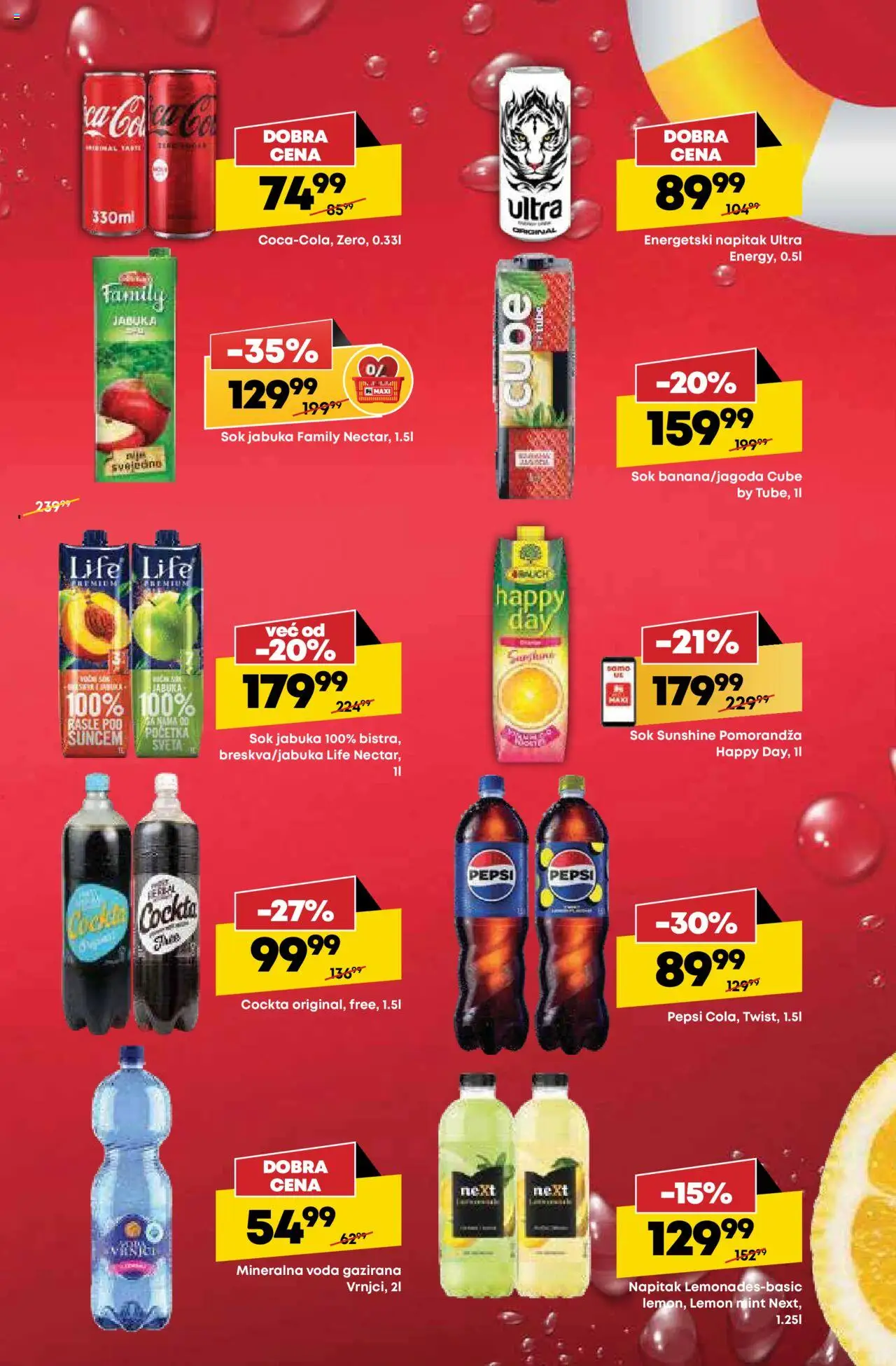 Maxi katalog - važi od 31.07.2025 | Strana: 11 | Proizvode: Pomorandza, Mineralna voda, Sok, Pepsi
