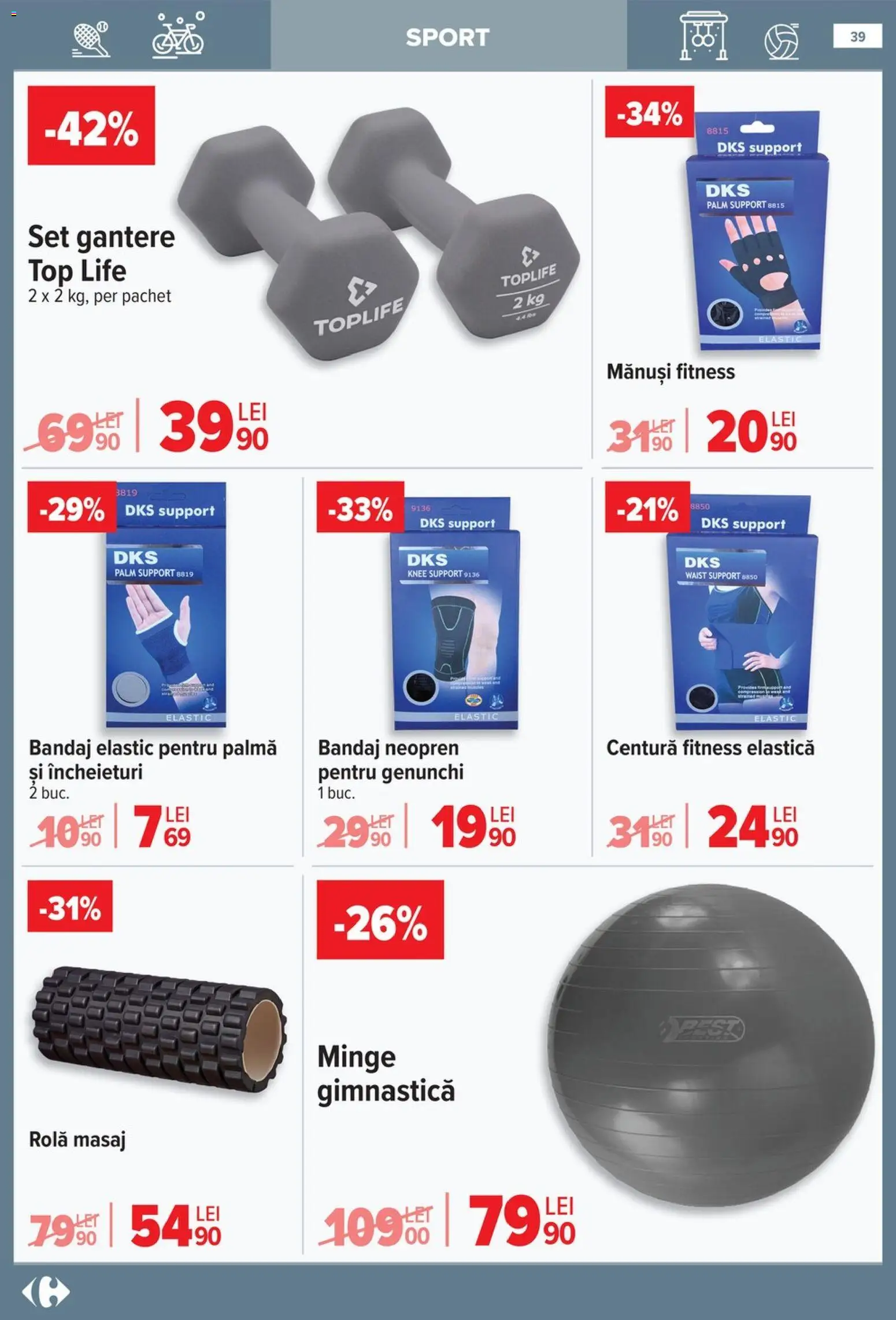 Noul catalog Carrefour – valabil de la 14.01.2026 | Pagină: 39 | Produse: Mănuși, Top