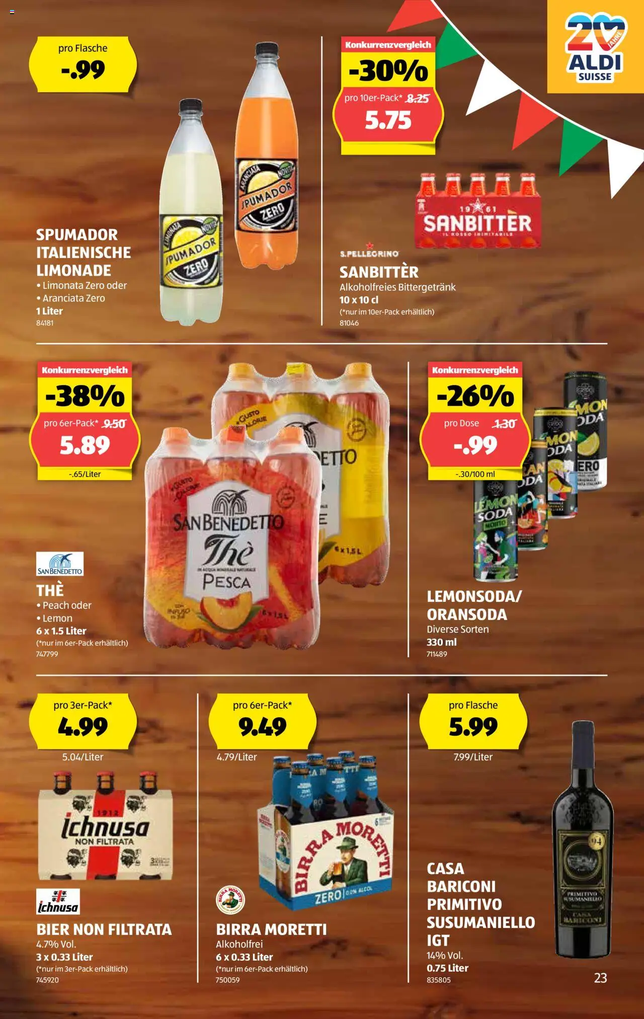 Aldi Aktionen – gültig ab 02.10.2025 | Seite: 24 | Produkte: Limonade, Bier