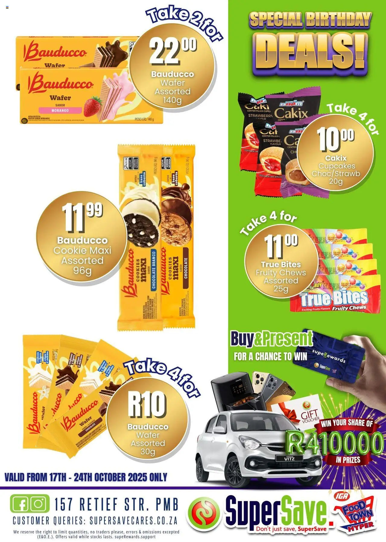 New Super Save catalogue – valid from 17.10.2025 | Page: 37 | Products: Cake, Chocolate, Cookies