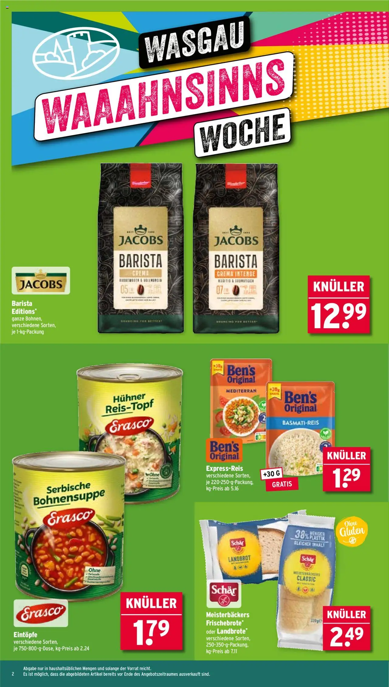 Wasgau Prospekt 	 - gültig ab dem 28.07.2025 | Seite: 2 | Produkte: Basmatireis