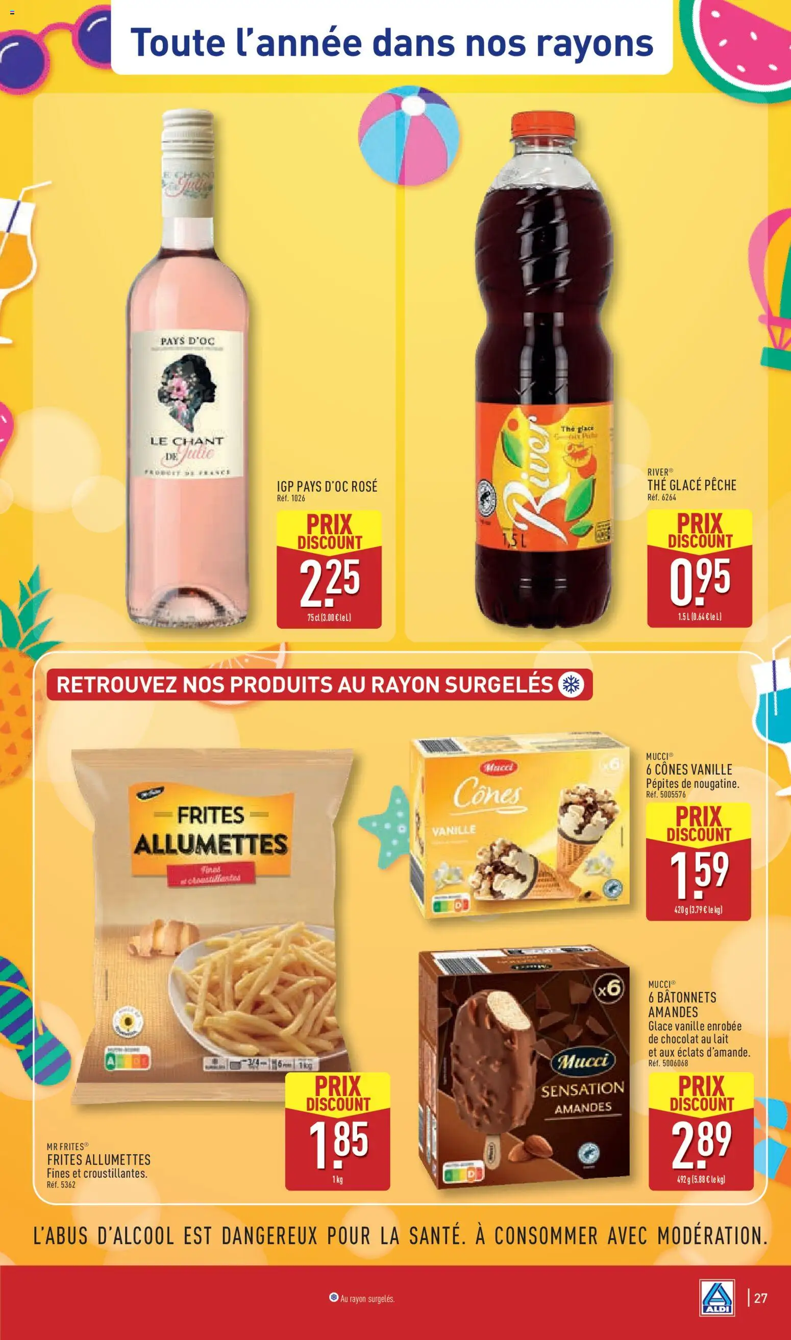 {H1} | Page: 29 | Produits: Frites, Cônes, Thé glacé, Thé