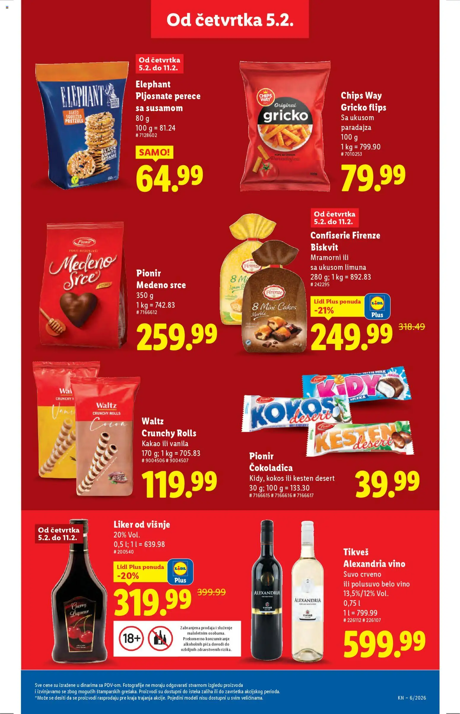 Lidl katalog - važi od 05.02.2026 | Strana: 23 | Proizvode: Liker, Belo vino, Pica, Vino