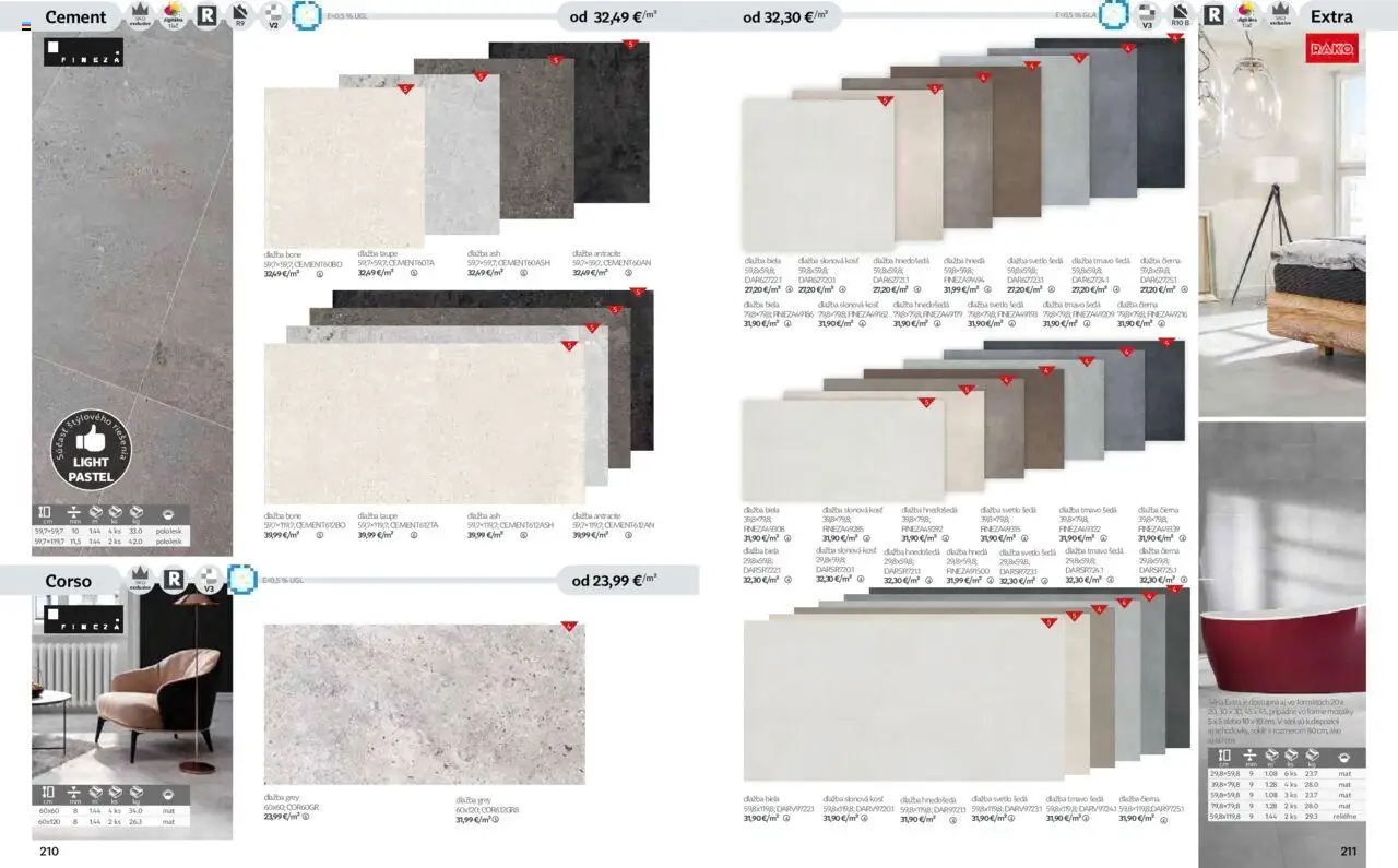 Nové Siko akcie – leták je platný od 01.09.2025 | Strana: 106 | Produkty: Svetlo, Dlažba