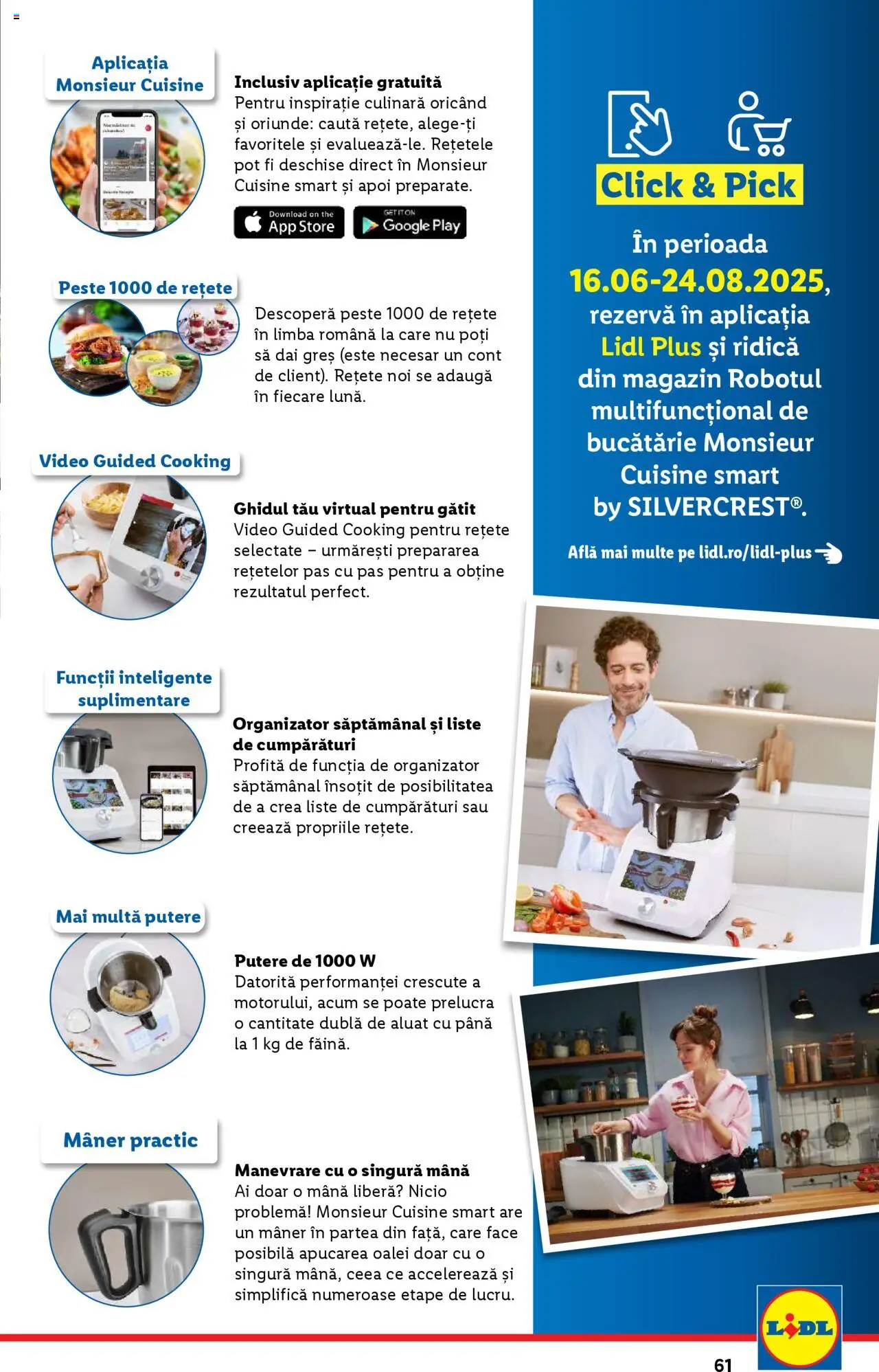 Catalog Lidl – valabil de la 16.06.2025 | Pagină: 61 | Produse: Mâner, Bucătărie, Aluat, Pește