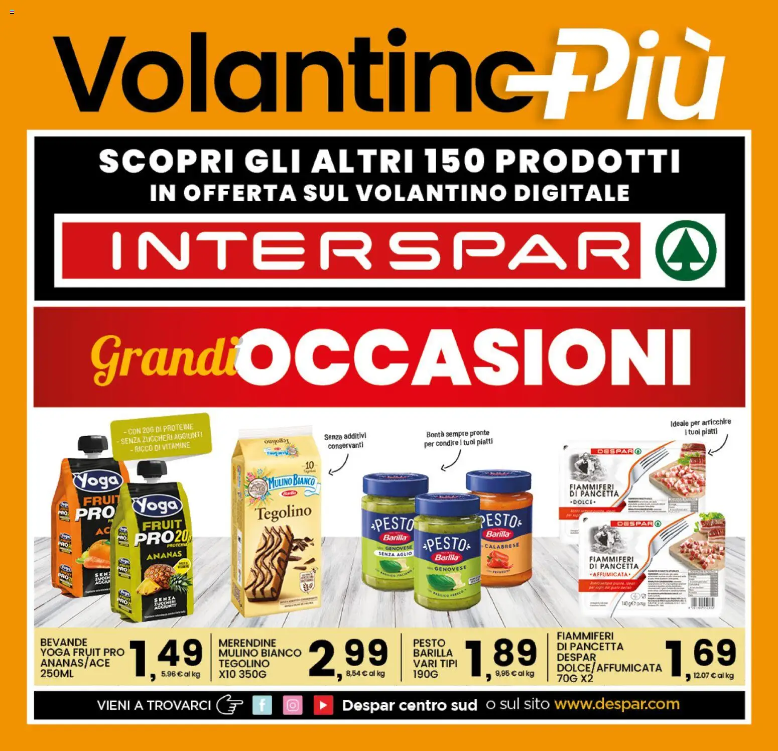 Volantino Interspar del 29.01.2026 | Pagina: 21 | Prodotti: Pancetta, Aglio, Ananas, Merendine