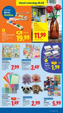 Kinder puzzel- of activiteitenboek, In verschillende varianten *Activiteitenboek. Puzzelboek €3.99. - Voorbeeld van een folder van Lidl, geldig van 23.03.2026 | Pagina: 33