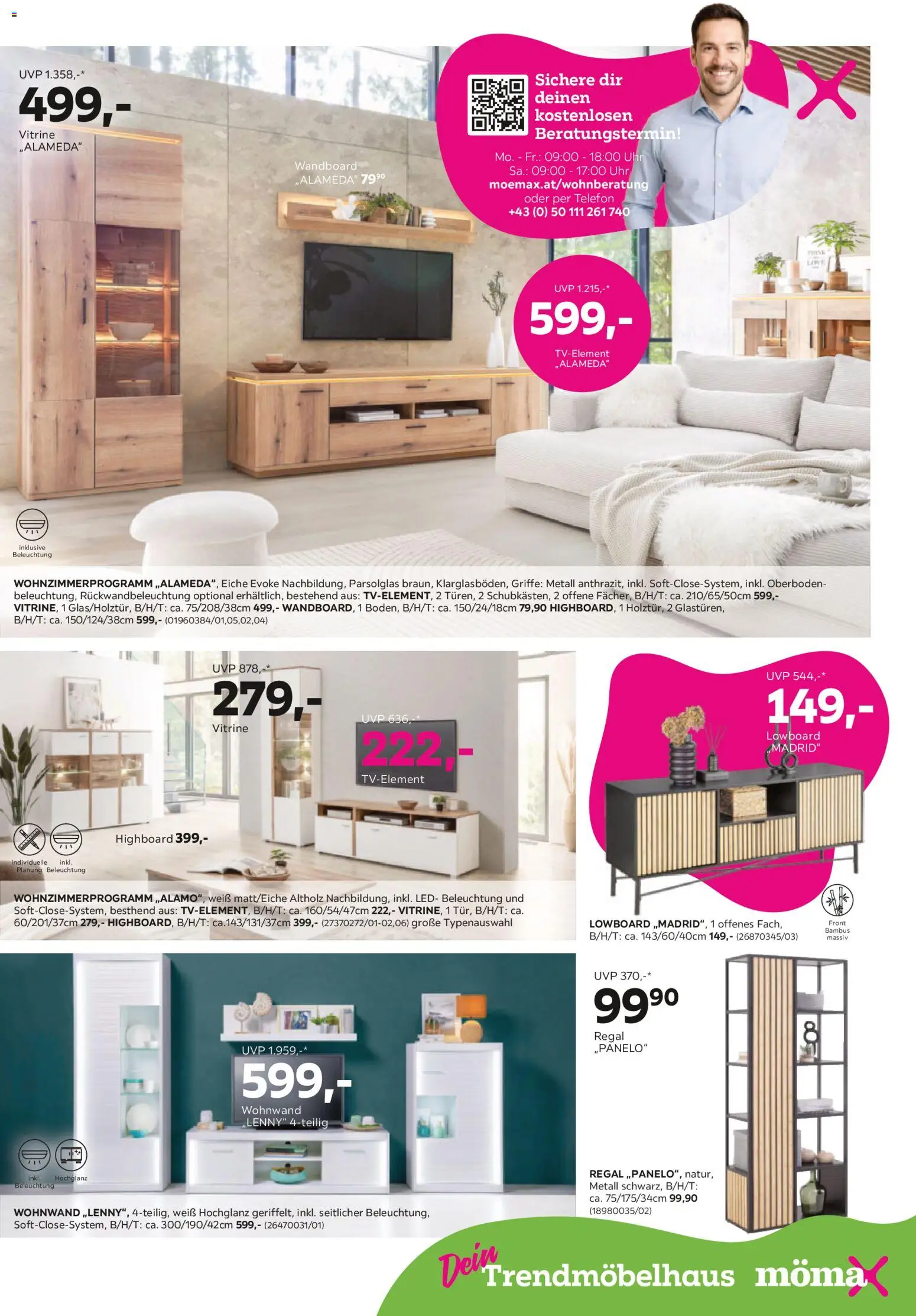 Mömax Prospekt aktuell gültig ab 27.01.2026 | Seite: 5 | Produkte: Telefon, Uhr, Regal
