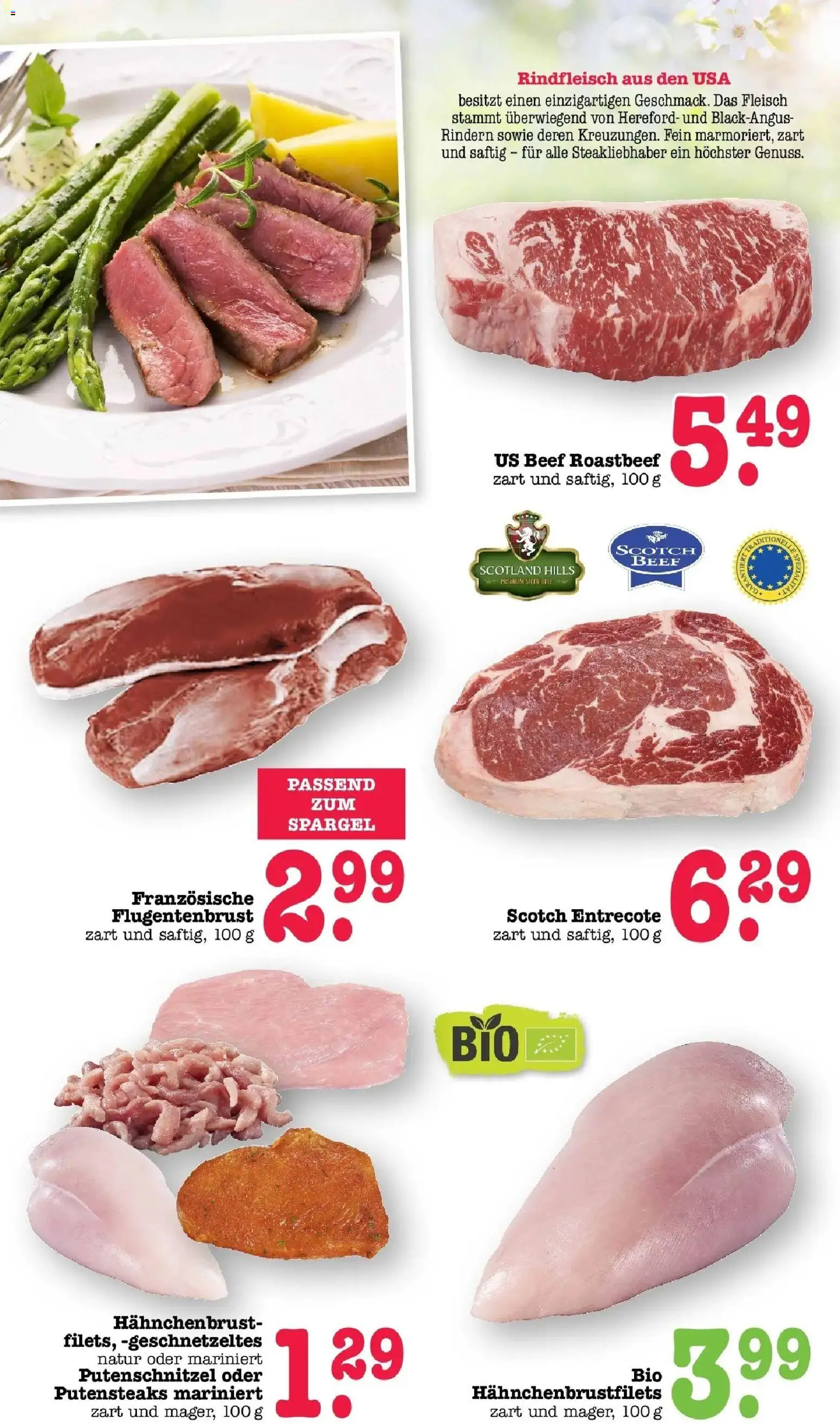 Edeka prospekt Offenbach	 – gültig ab 30.03.2026 | Seite: 10 | Produkte: Spargel, Roastbeef, Putenschnitzel, Hahnchenbrust